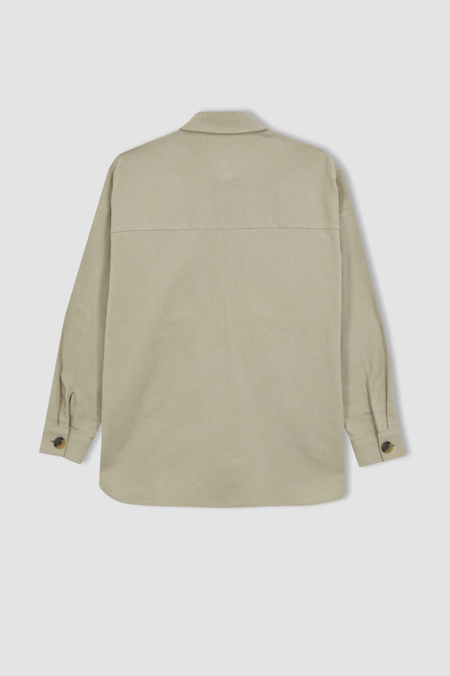 жейде мойыны фланель Ұзын Жеңді Туника