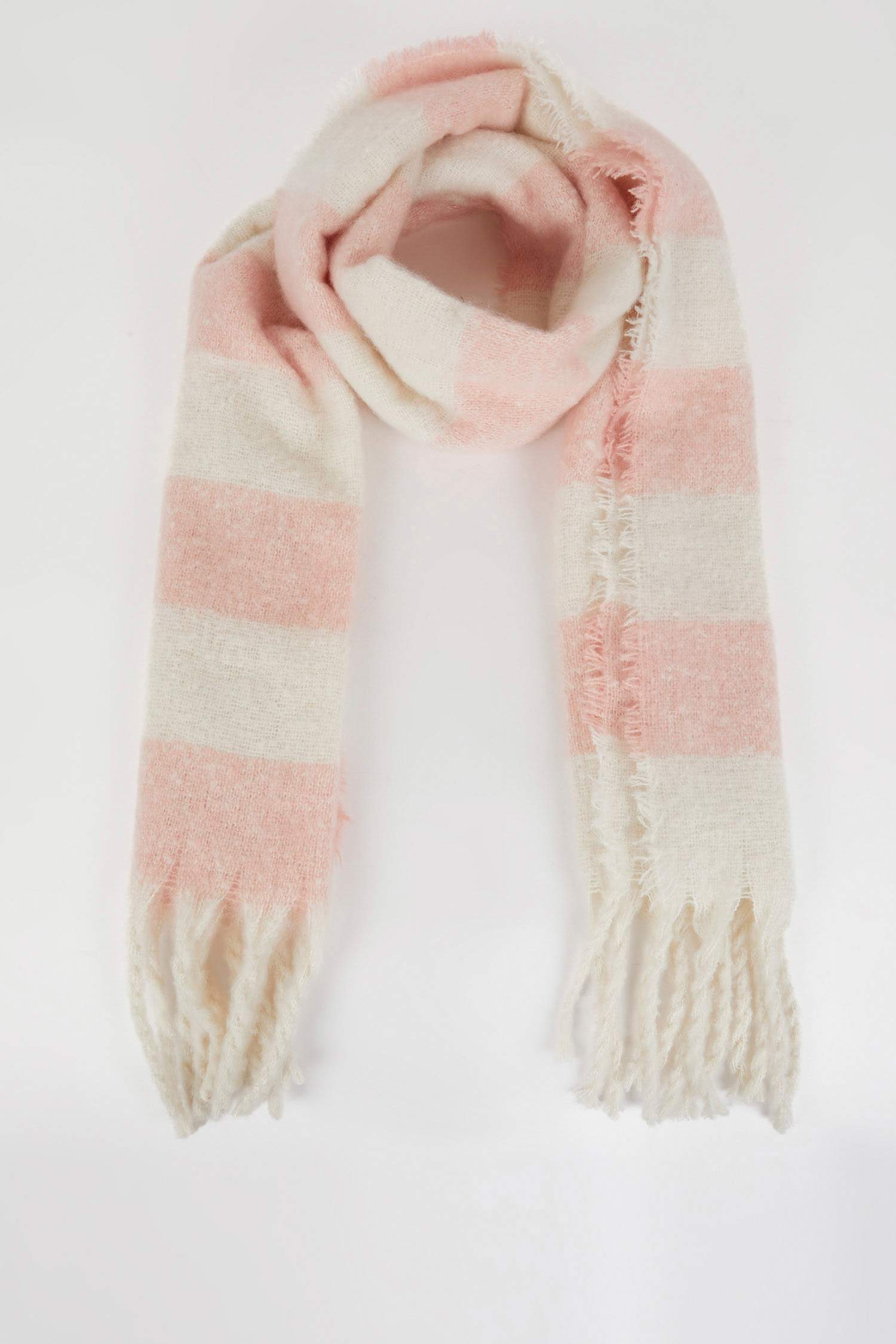 Woman Striped Scarf