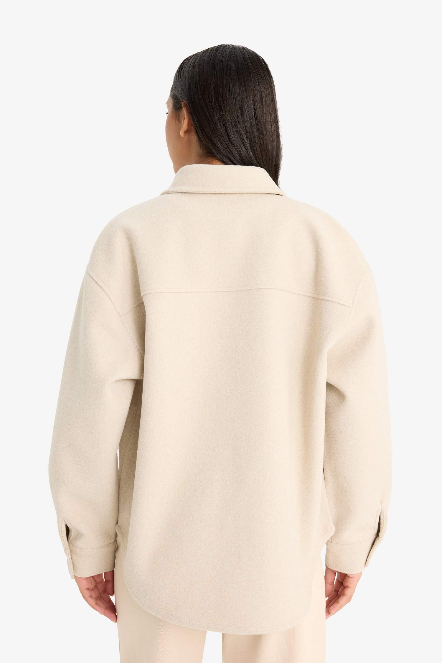 قميص ردن طويل فلانيل اوفر سايز