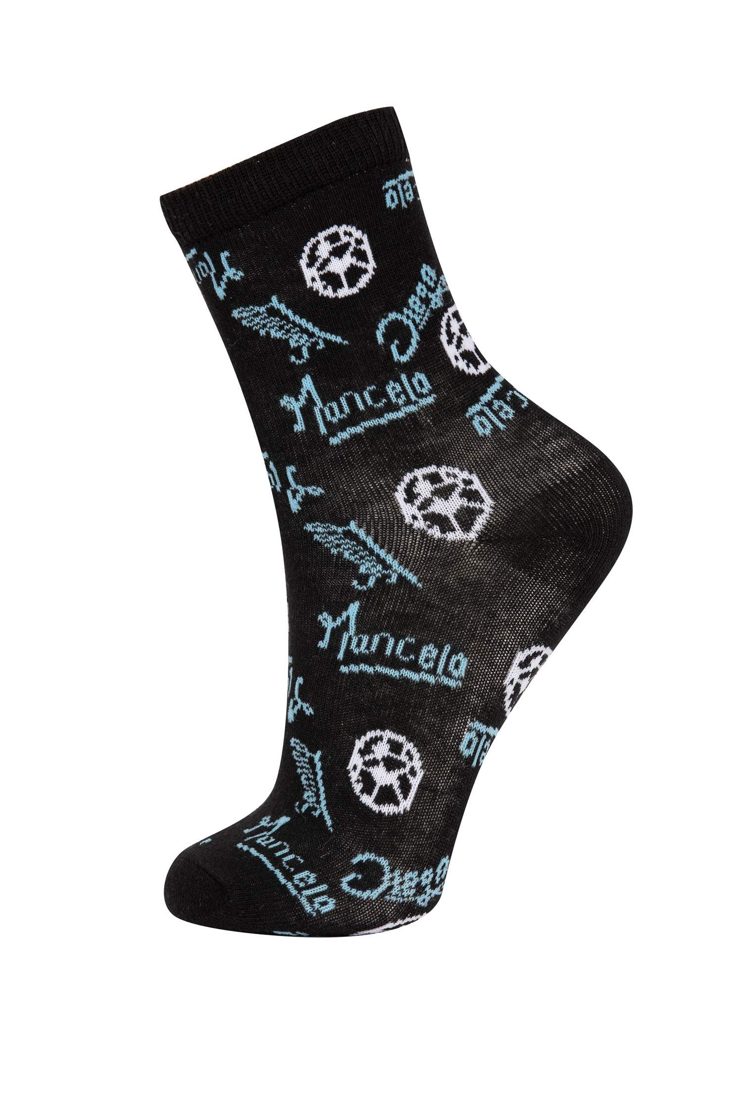 Erkek Çocuk 3'lü Pamuklu Futbol Çorabı