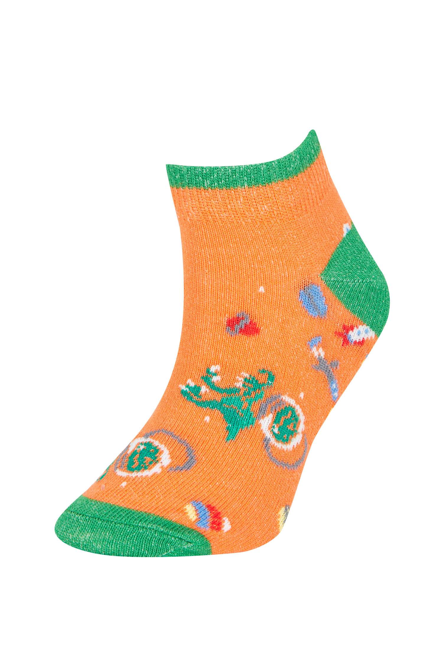 شرابات قصير اولادي قطن - 5 قطع