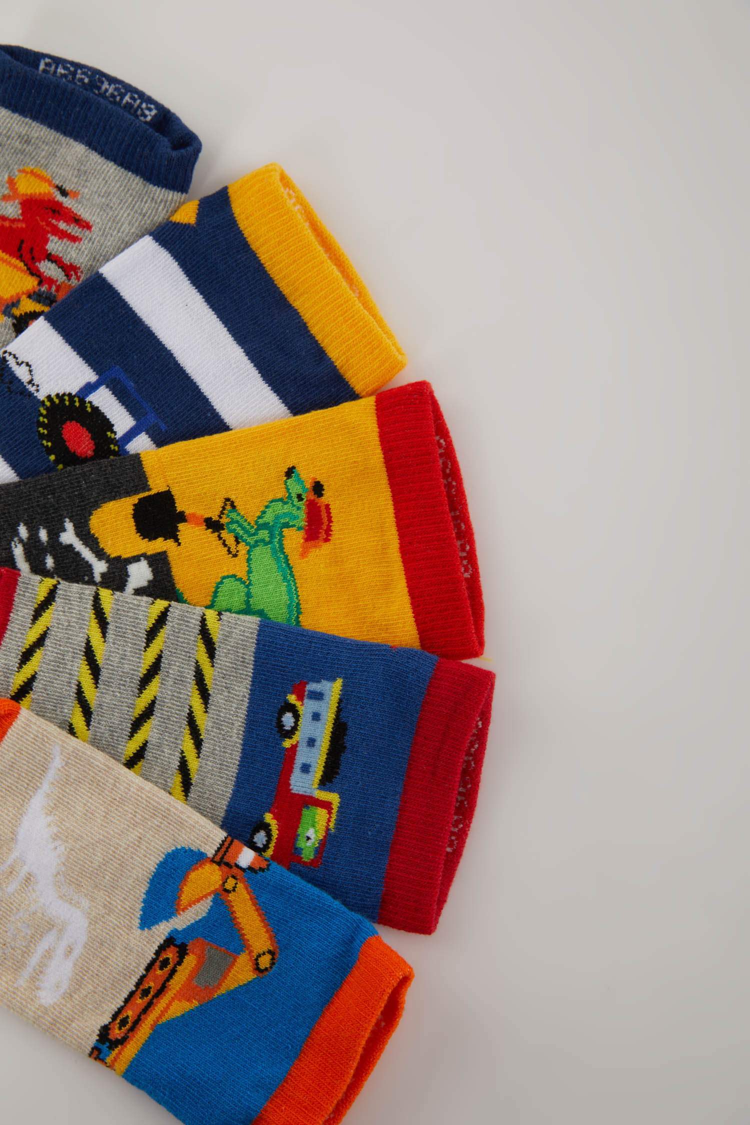 Boy 5 Piece Short Socks