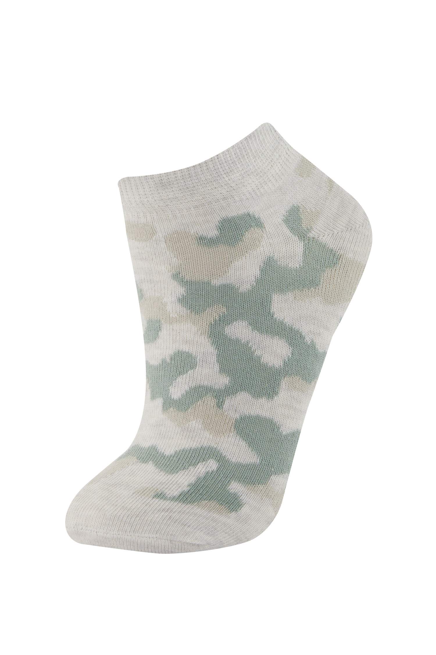 Erkek Çocuk 5'li Pamuklu Patik Çorap