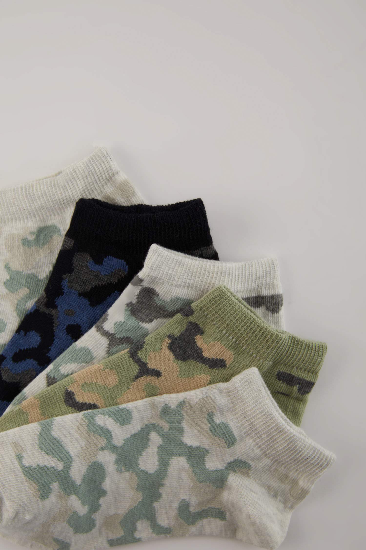 Erkek Çocuk 5'li Pamuklu Patik Çorap