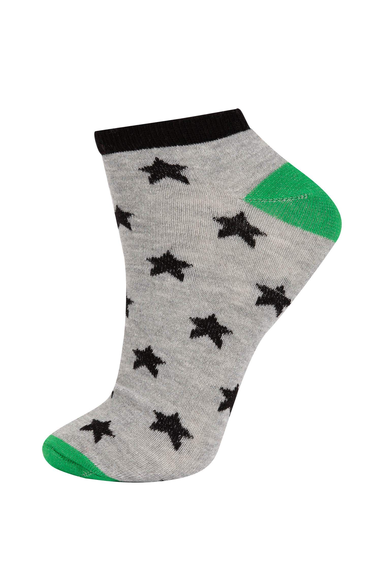 Erkek Çocuk 5'li Pamuklu Patik Çorap