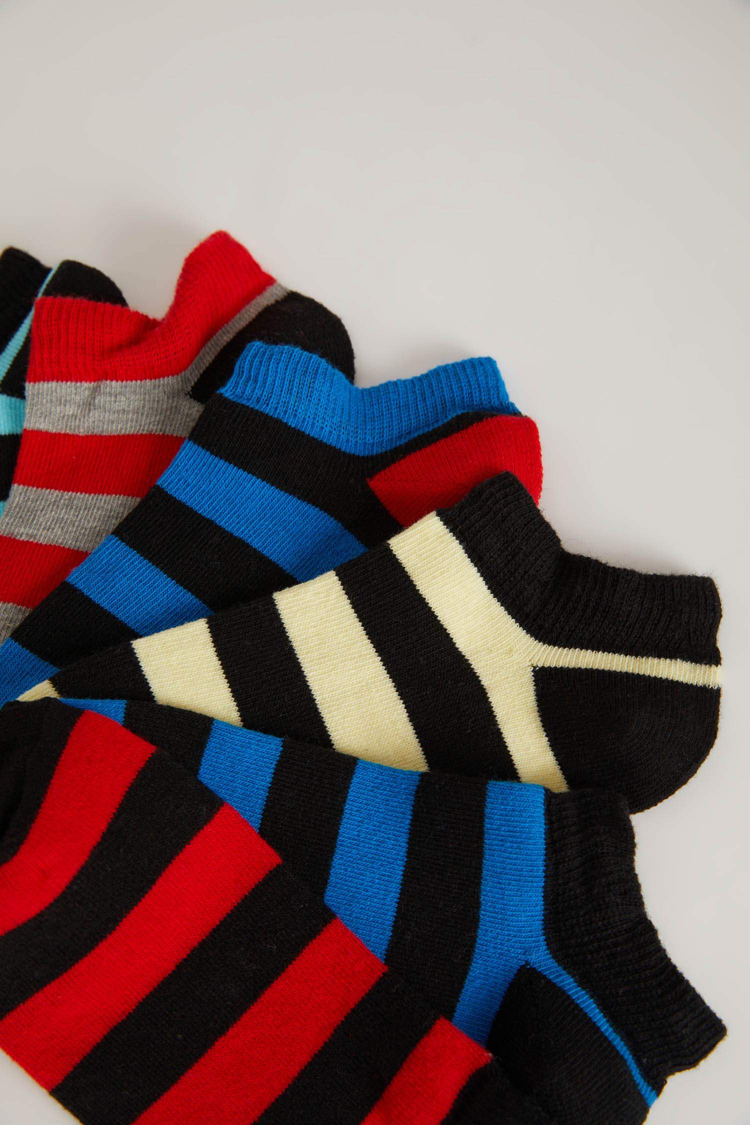 Erkek Çocuk 7'li Pamuklu Patik Çorap