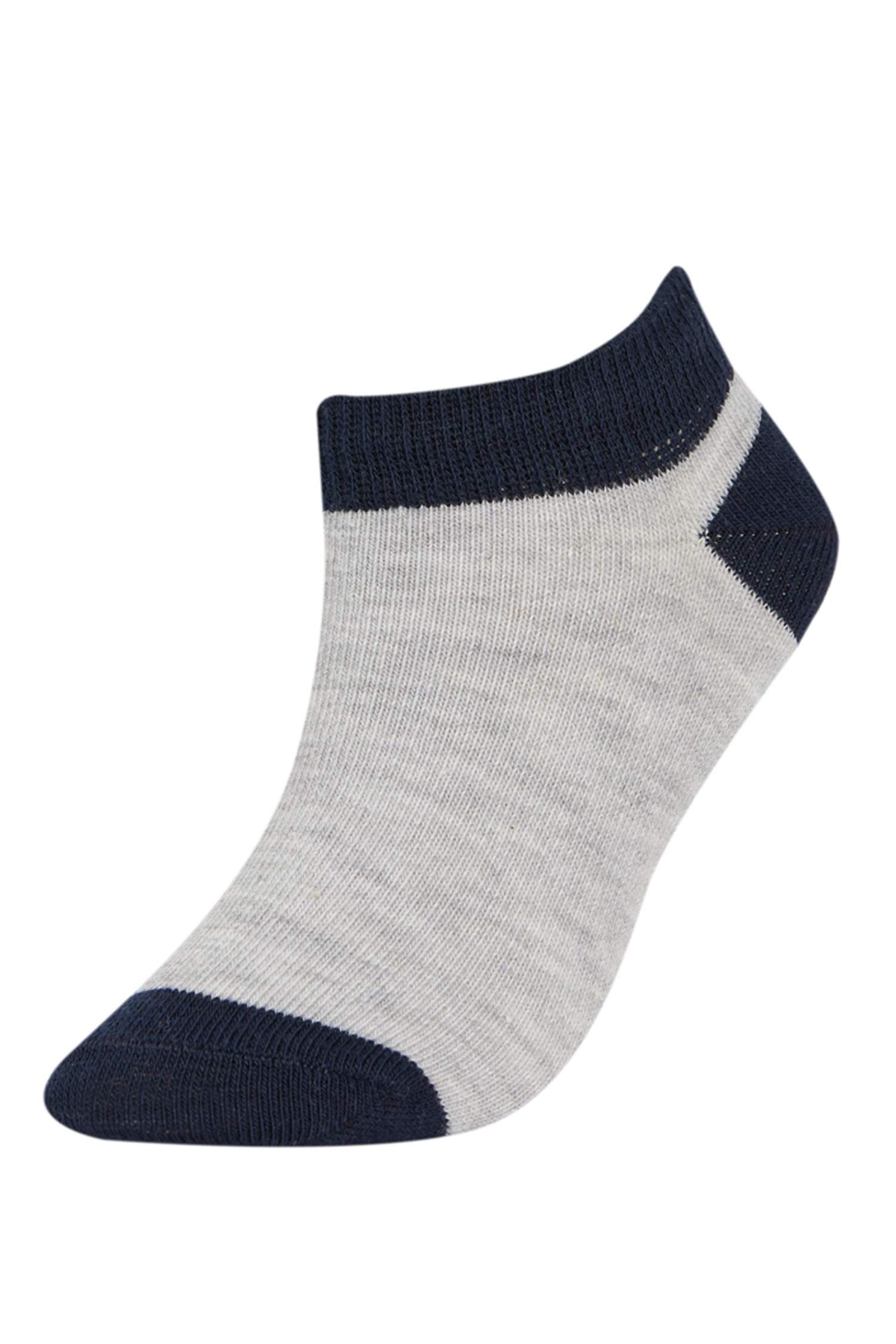 Erkek Çocuk 7'li Pamuklu Futbol Çorabı