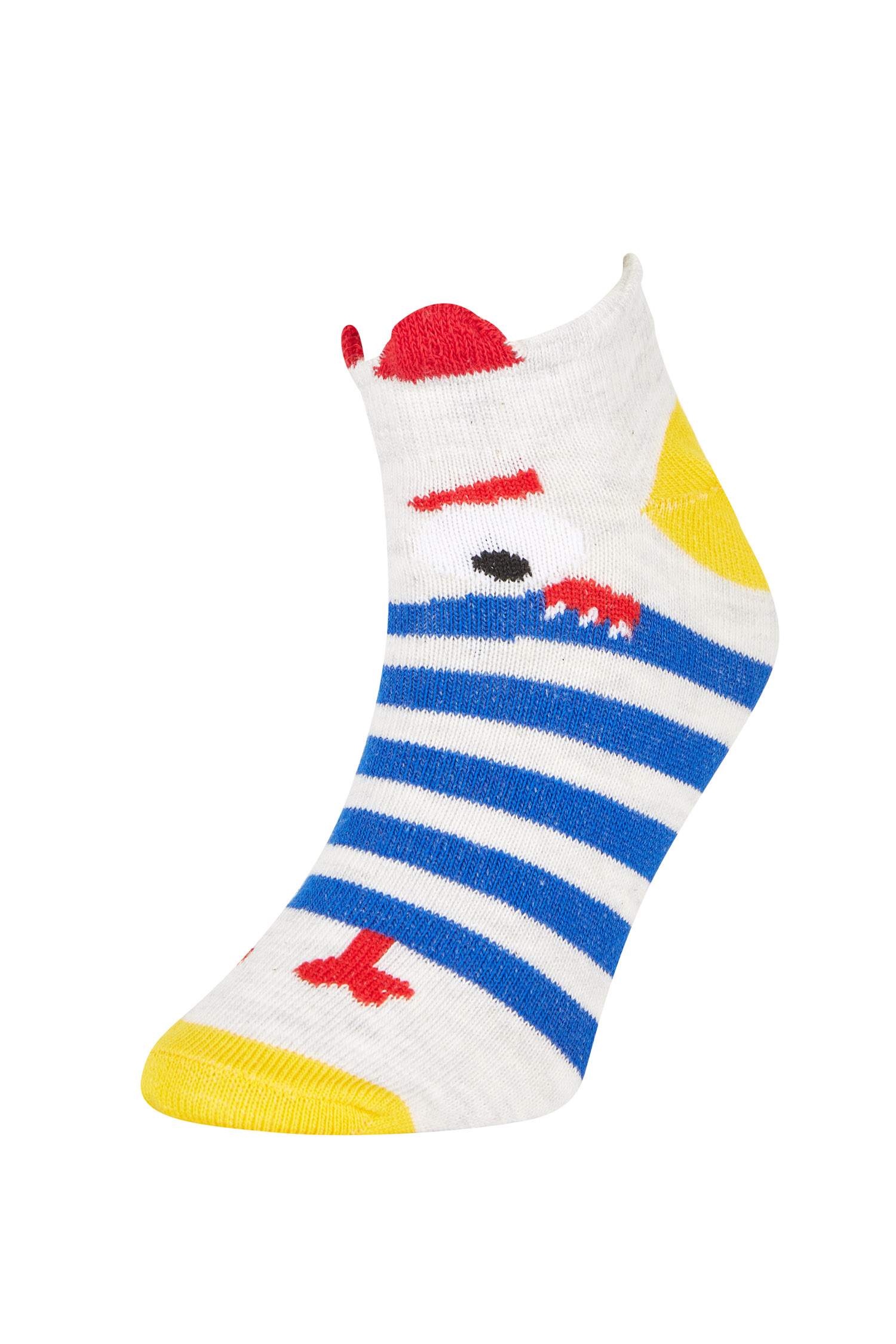 جوارب قصيرة قطن ولادي - 5 قطع