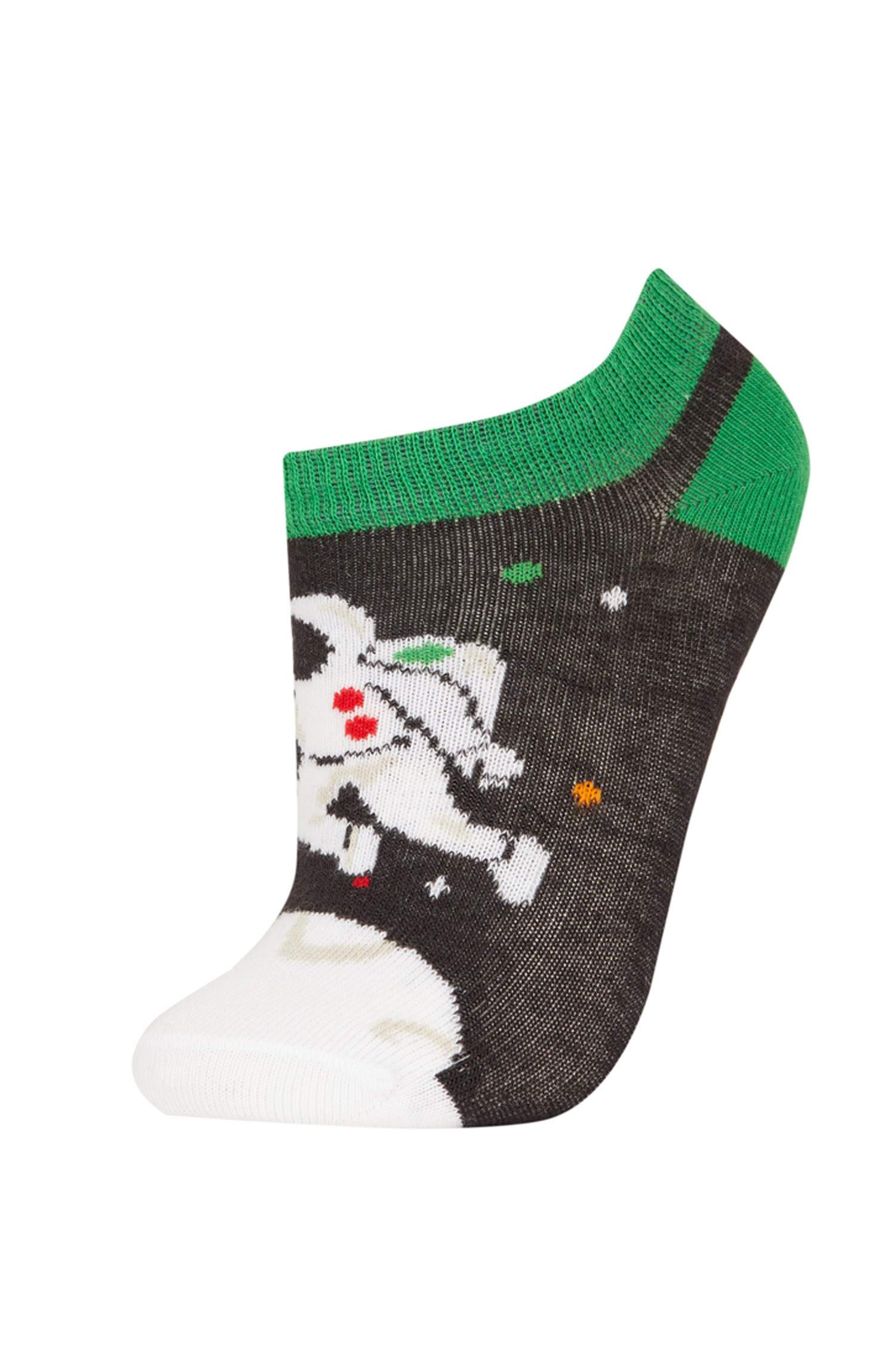 Erkek Çocuk 5'li Pamuklu Patik Çorap