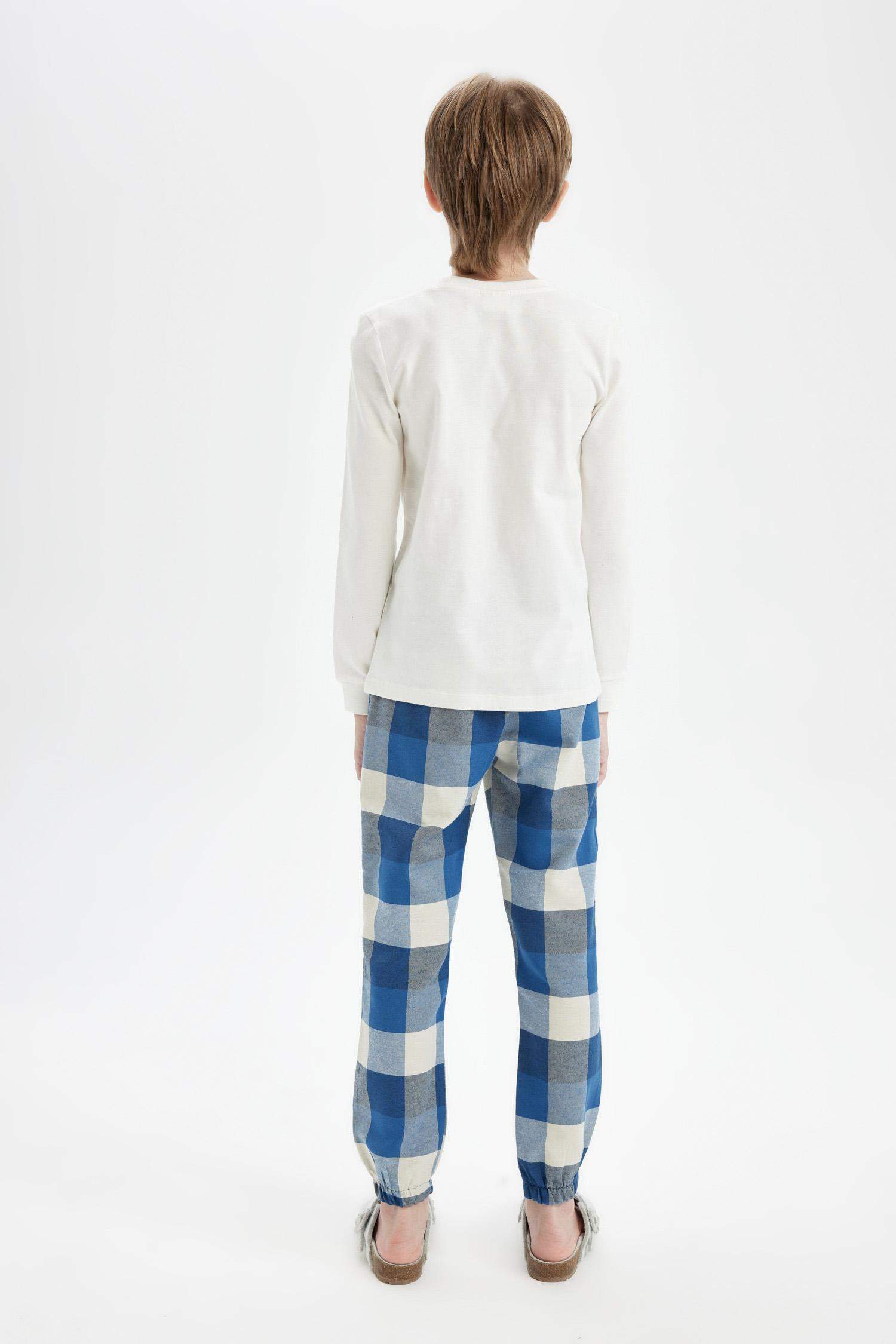 طقم بيجاما ولادي قصة عادية - قطعتين