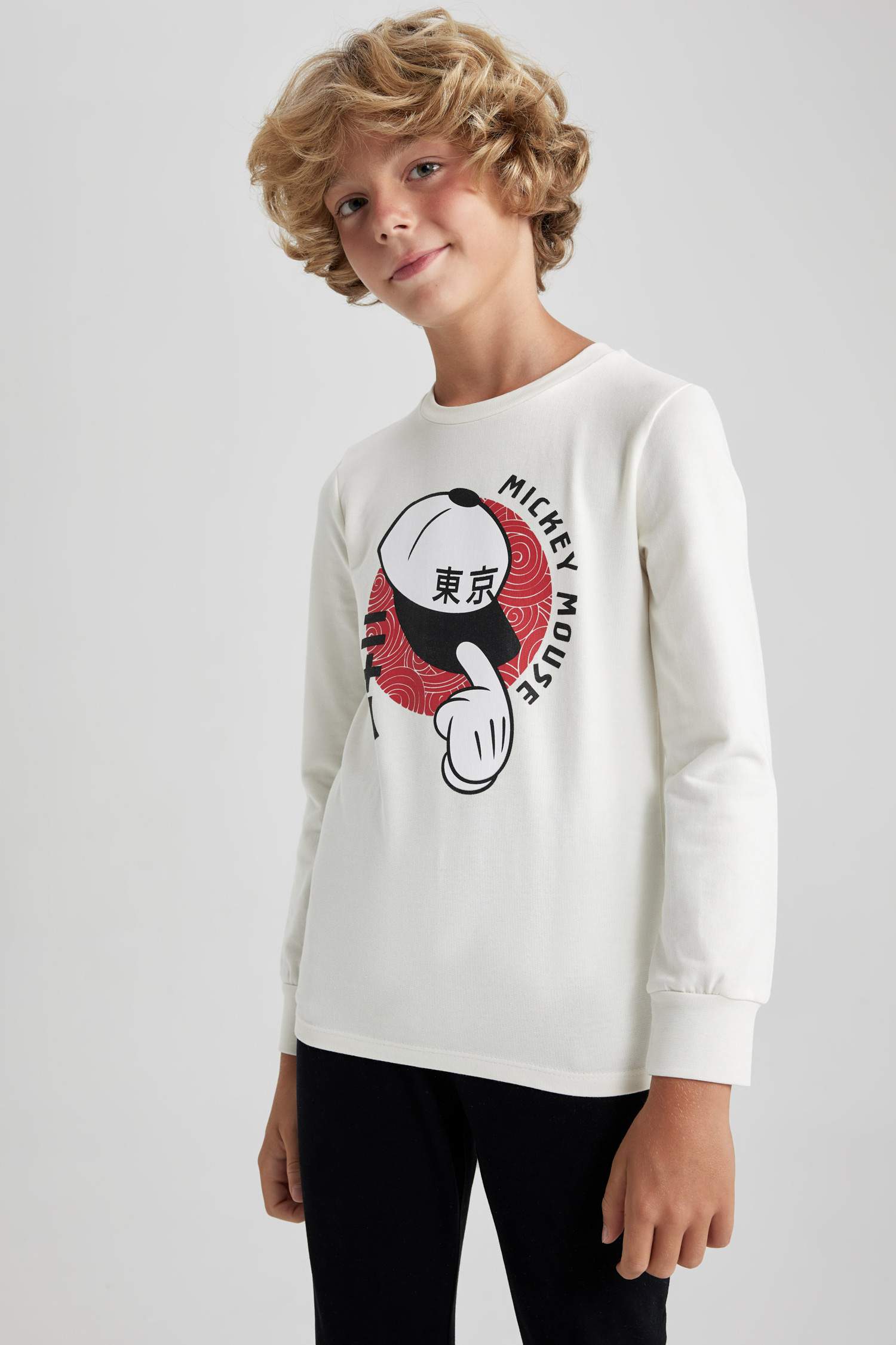 2 piece Regular Fit Mickey & Minnie Licensed Knitted Pyjamas