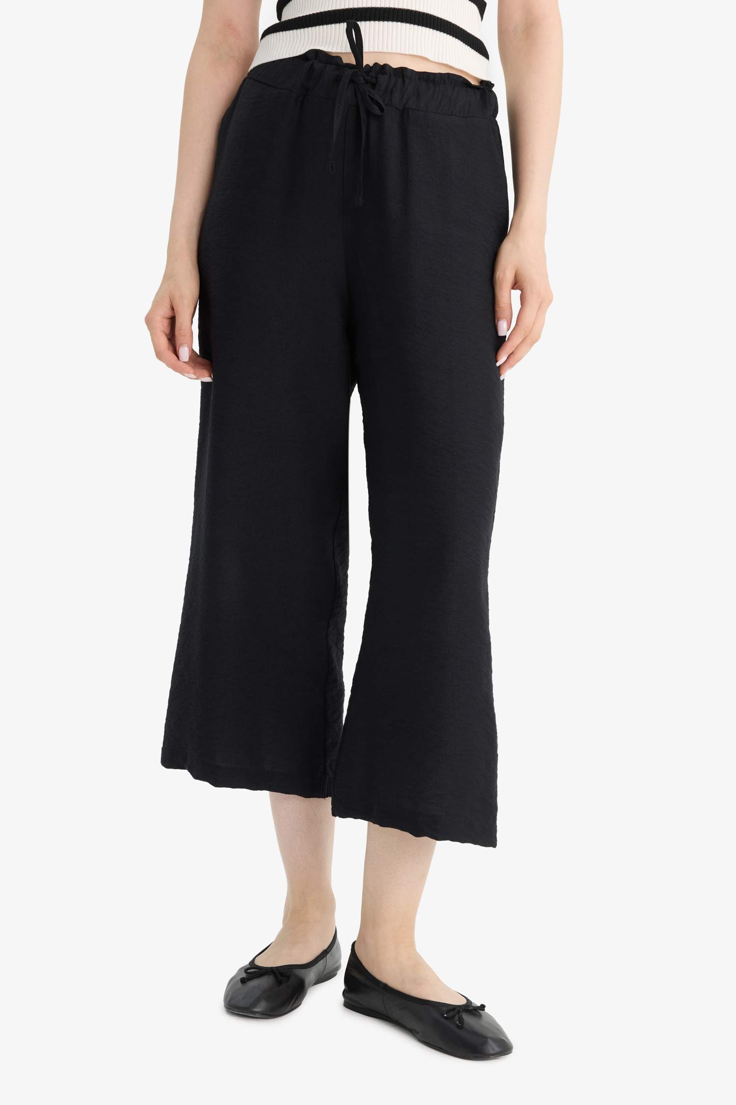 Капри прямого кроя