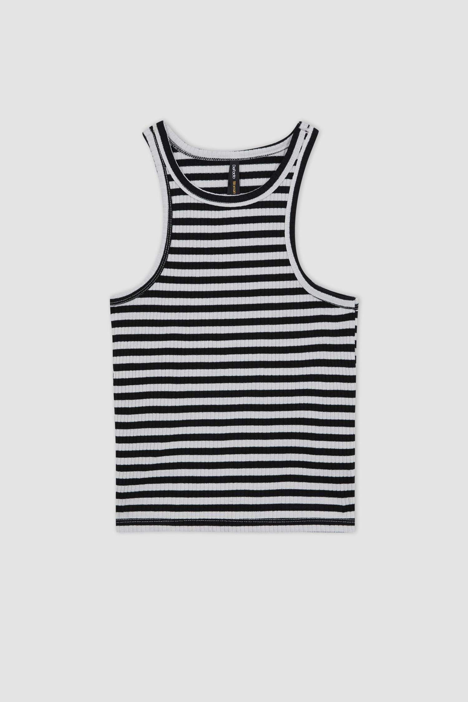 Әйелдерге слим пішімі қиылысқан жаға жолақ Ішкөйлек