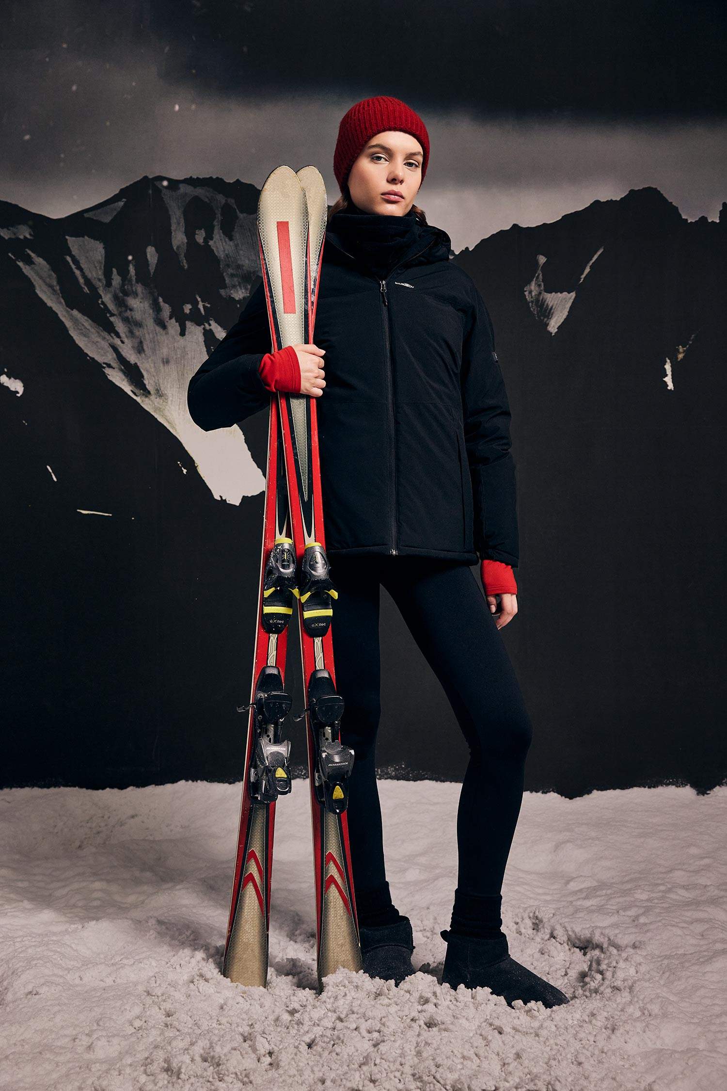 бас киімді поляр Пальто