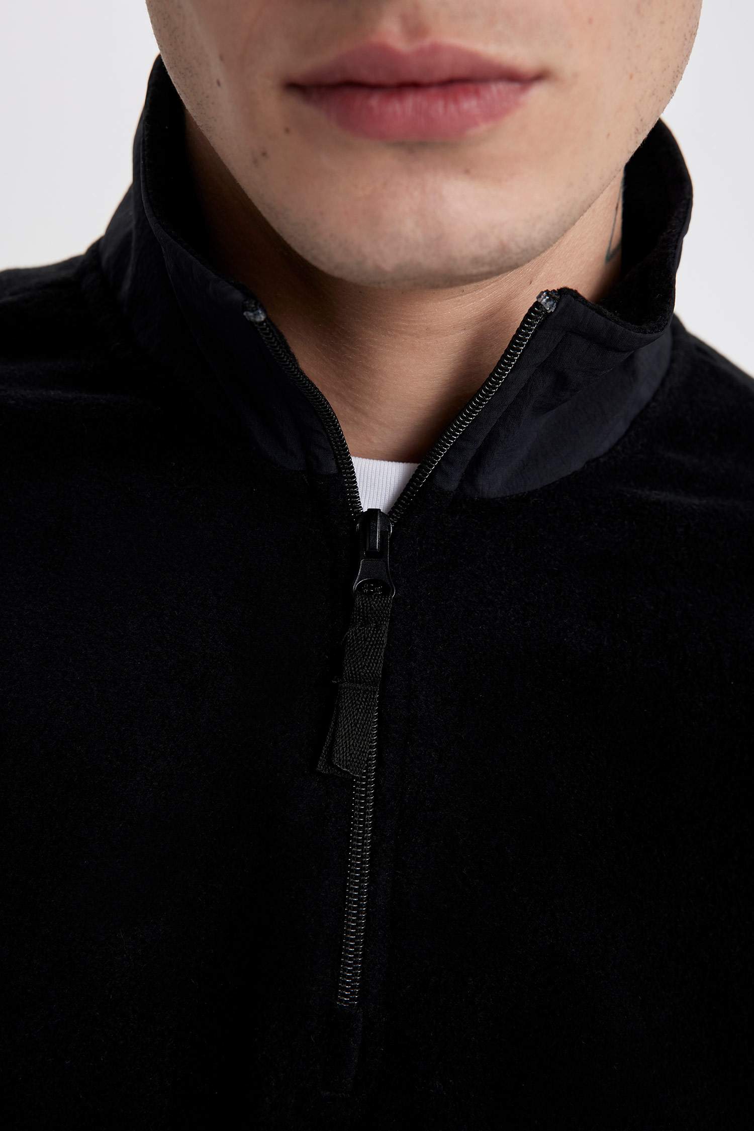 қалыпты пішім биік жаға Свитер