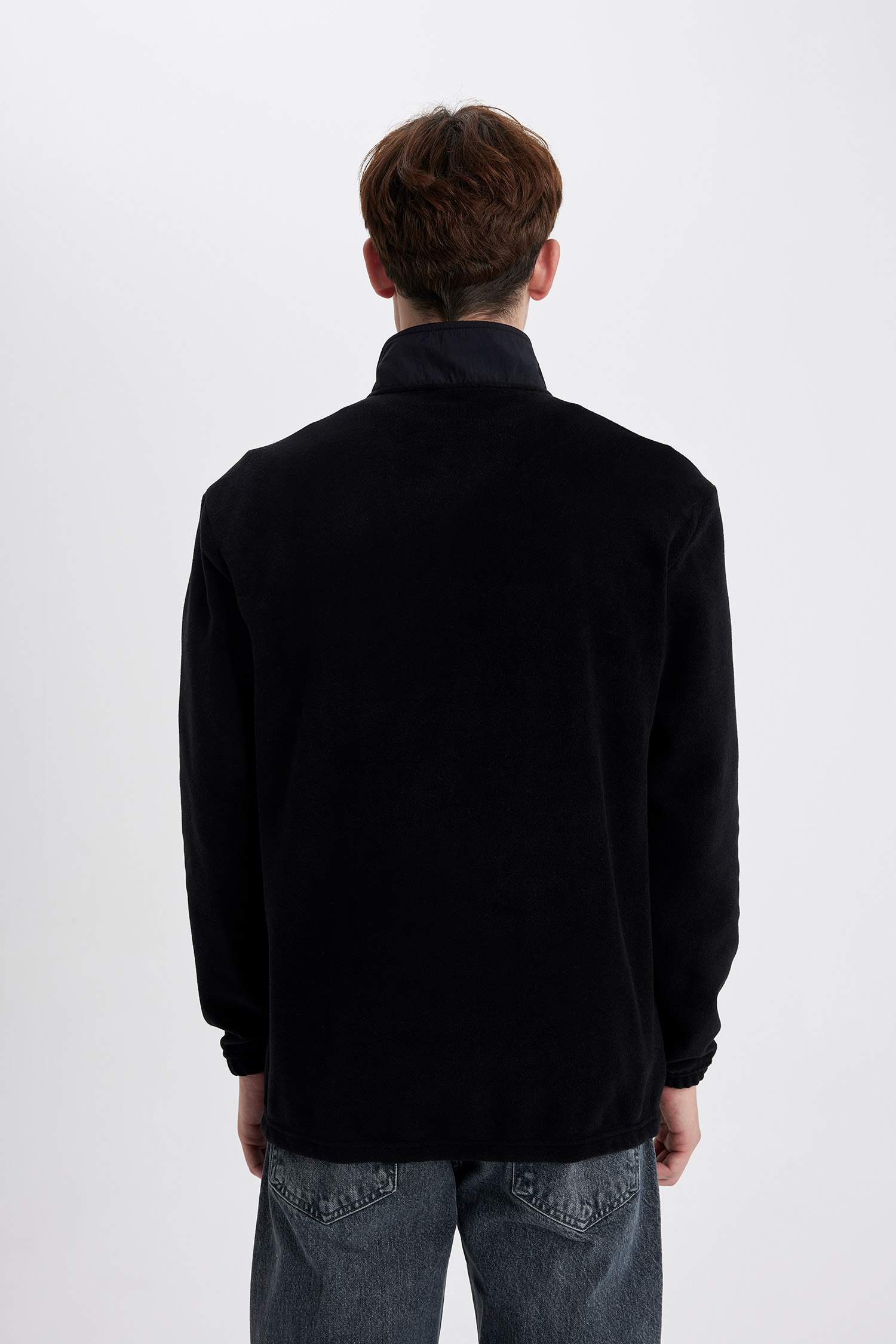 қалыпты пішім биік жаға Свитер