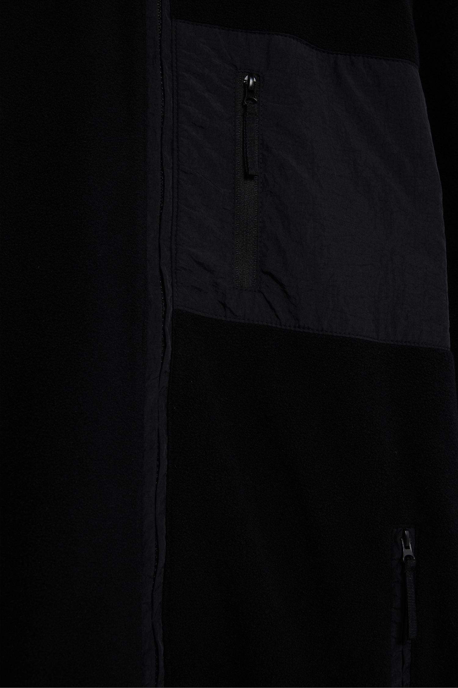 Regular Fit Dik Yaka Fermuarlı Polar Hırka