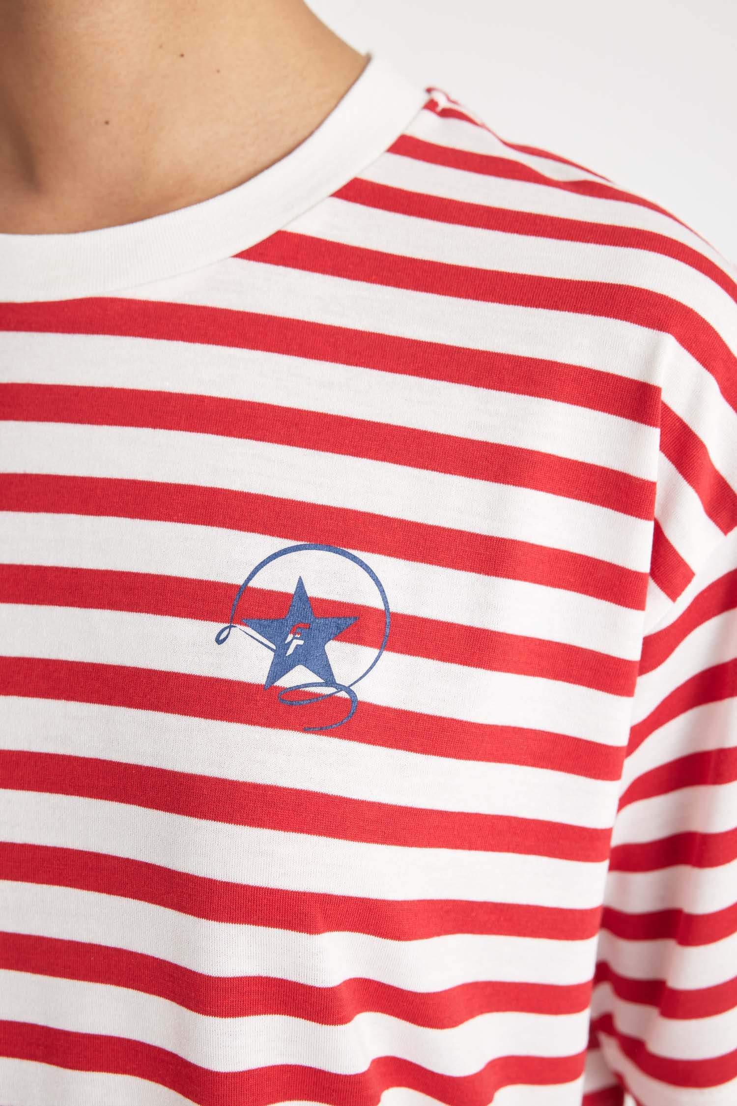 DeFactoFit Oversize Fit Crew Neck Printed Sports T-Shirt