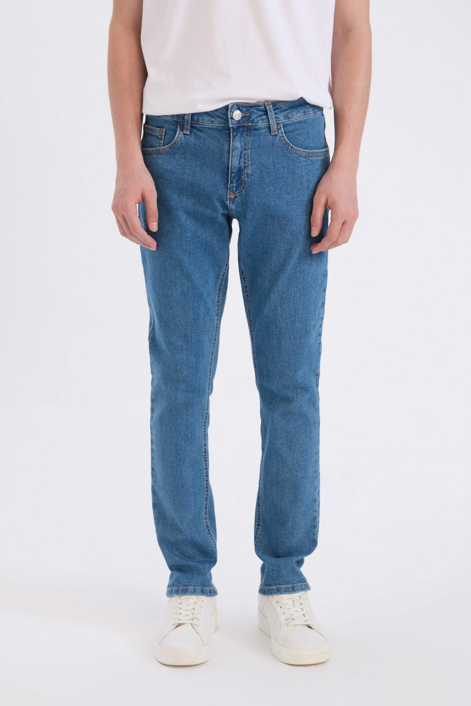 Carlo Skinny Fit Normal Waist Jeans