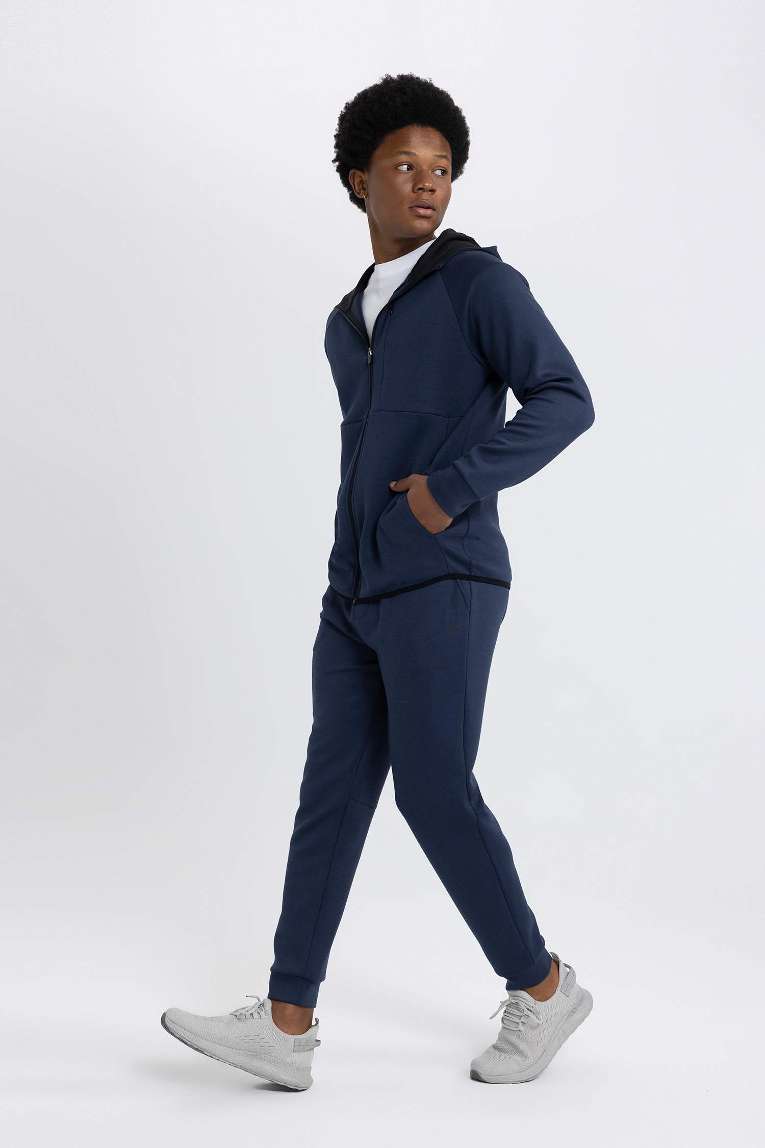 DeFactoFit Slim Fit Scuba Fabric Zippered Sweatshirt