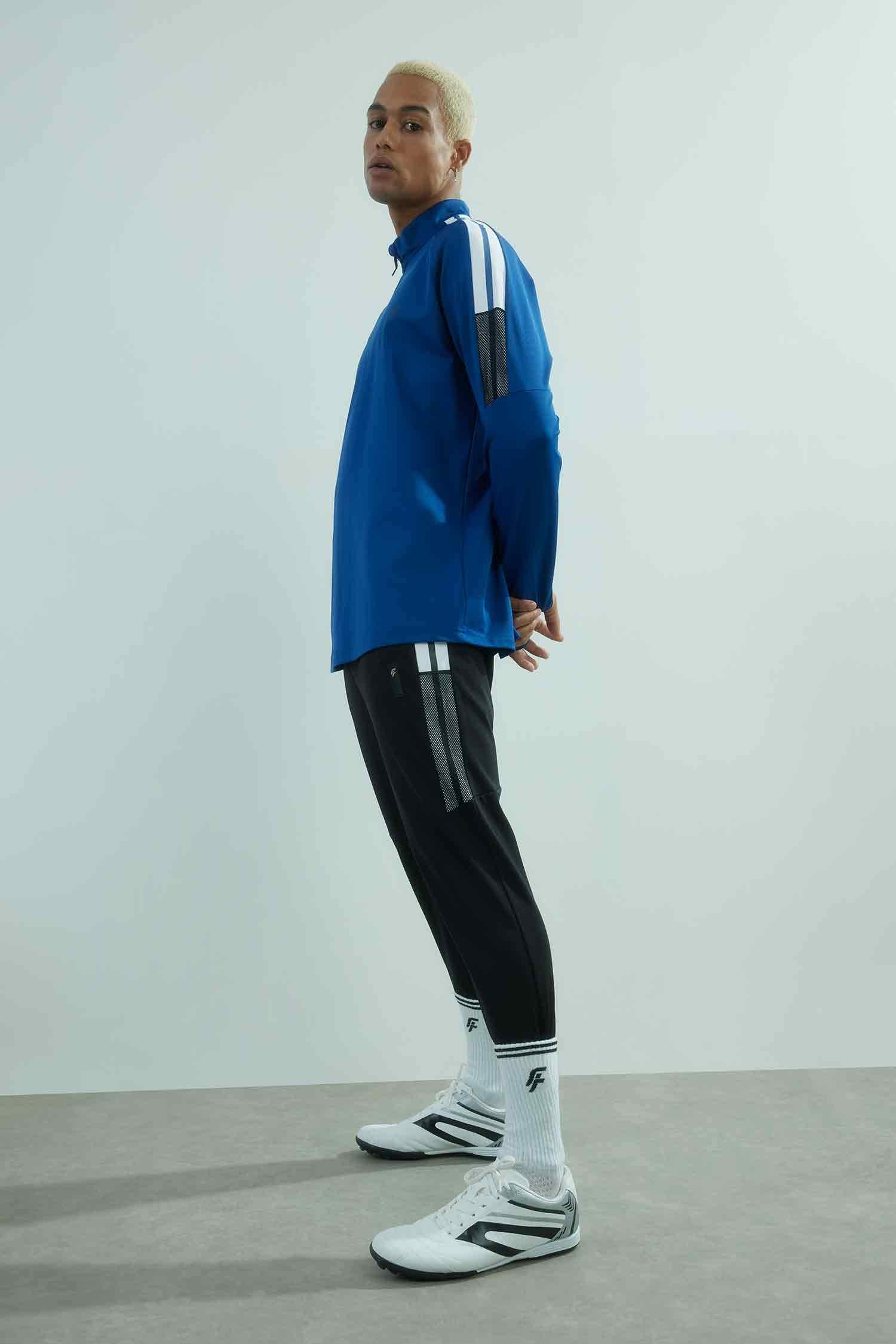 DeFactoFit Slim Fit Zippered Scuba Fabric Sports Sweatshirt