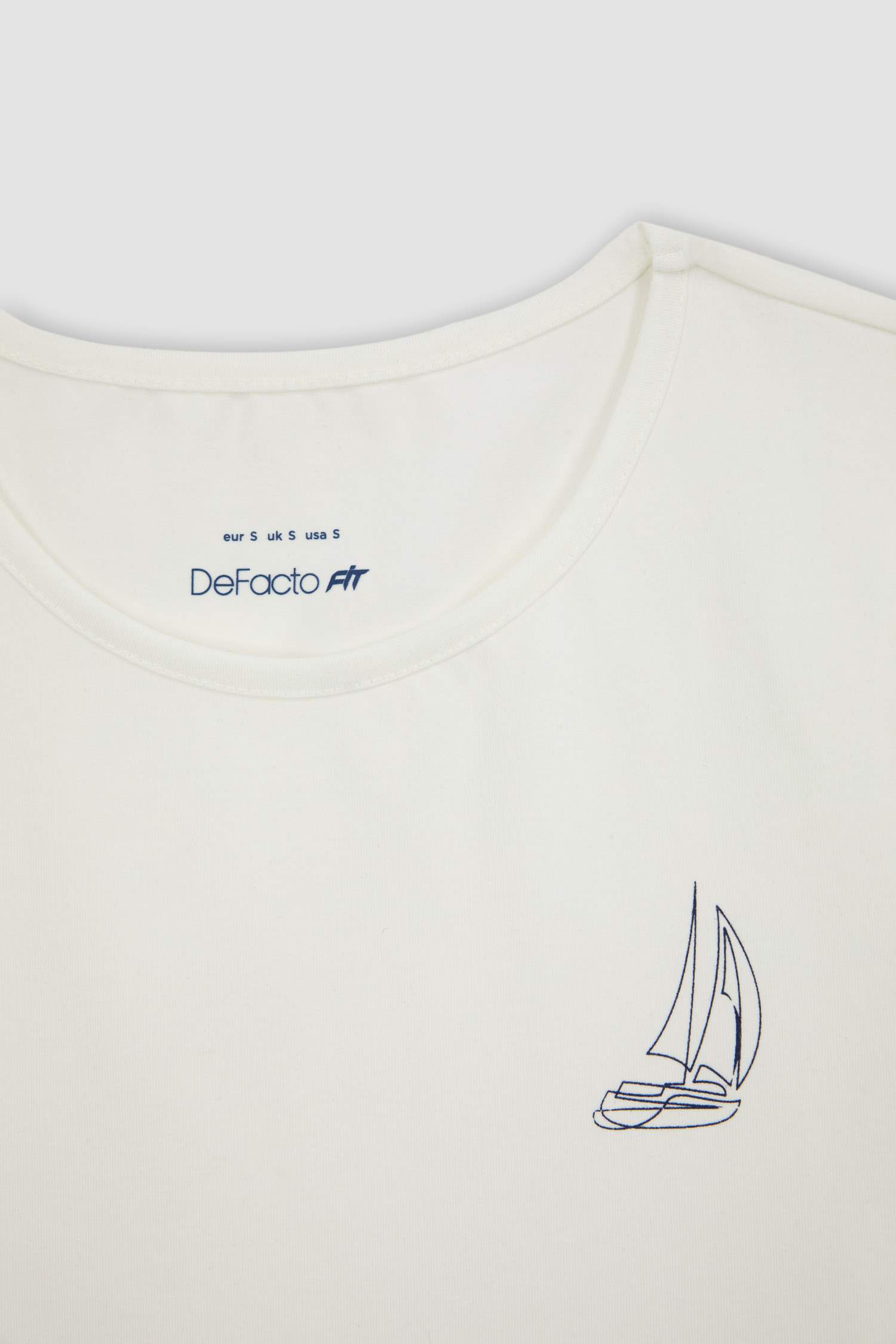 DeFactoFit Crew Neck Sports Crop T-Shirt