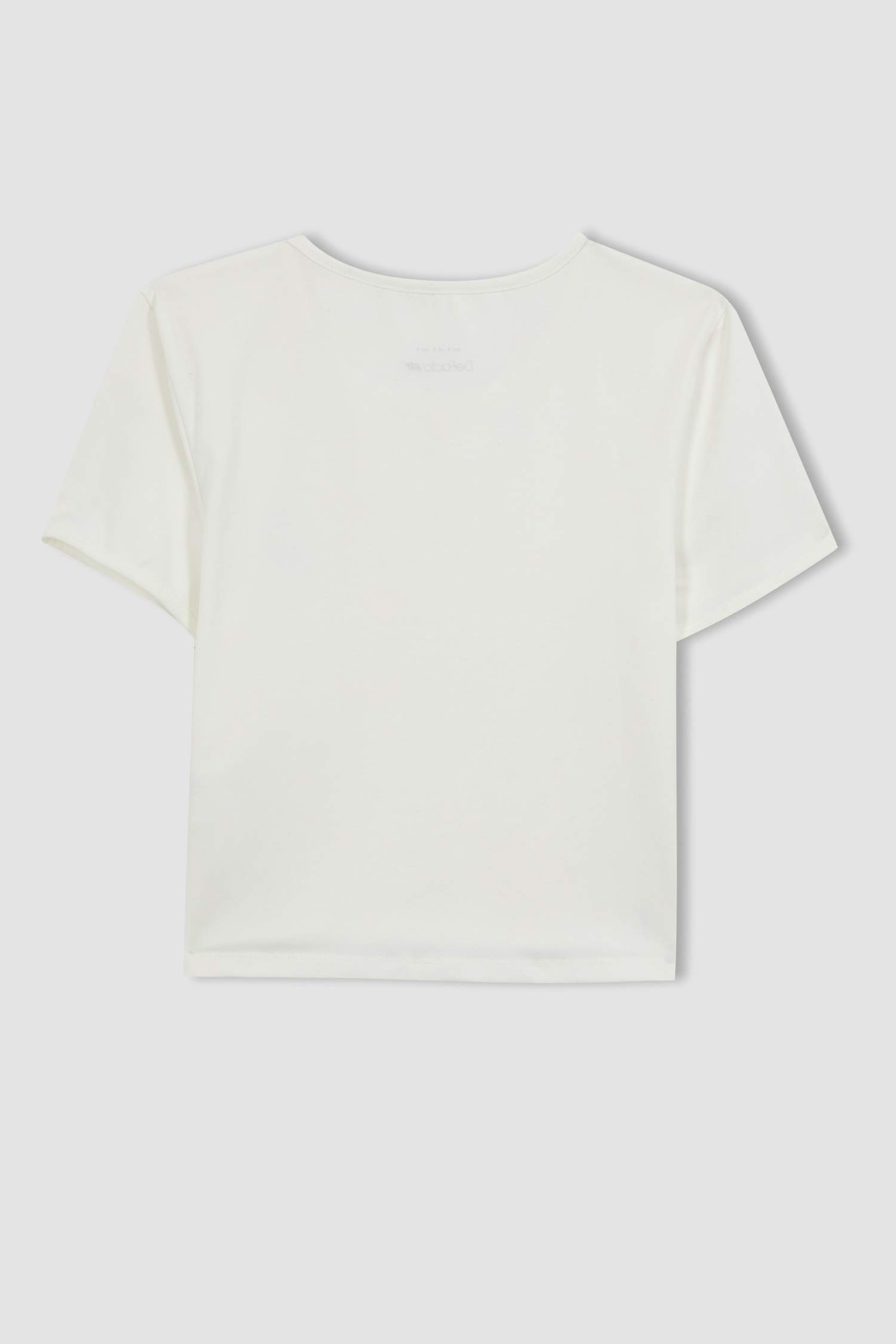 DeFactoFit Crew Neck Sports Crop T-Shirt