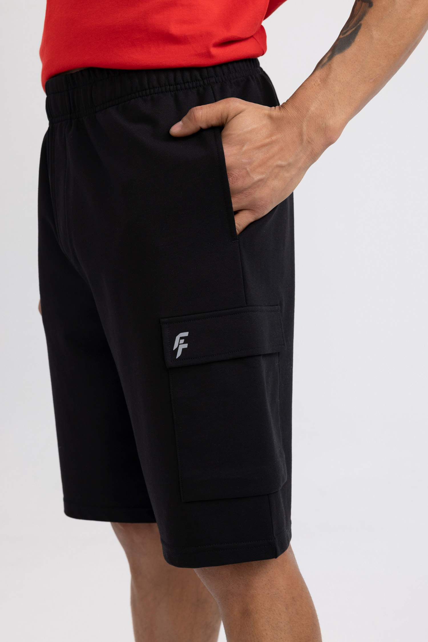 شورت قصير كارجو قصة عادية بجيب من DeFactoFit