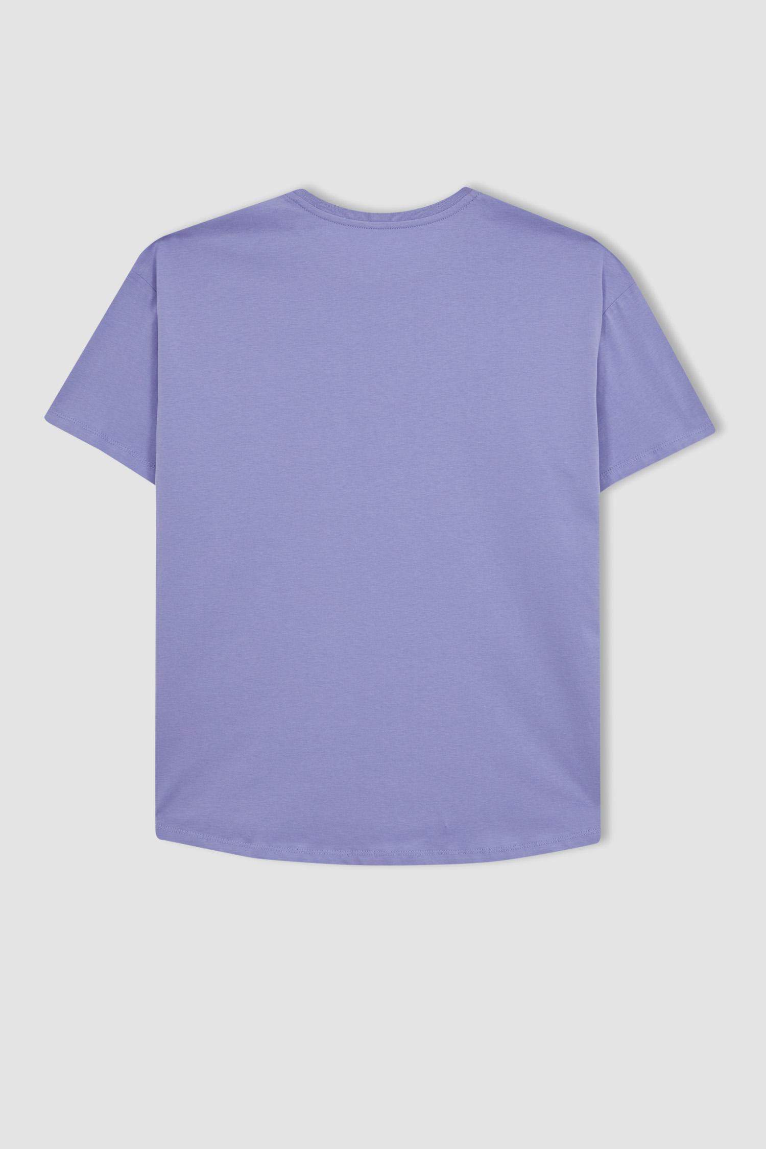 Oversize Fit Crew Neck Short Sleeve T-Shirt