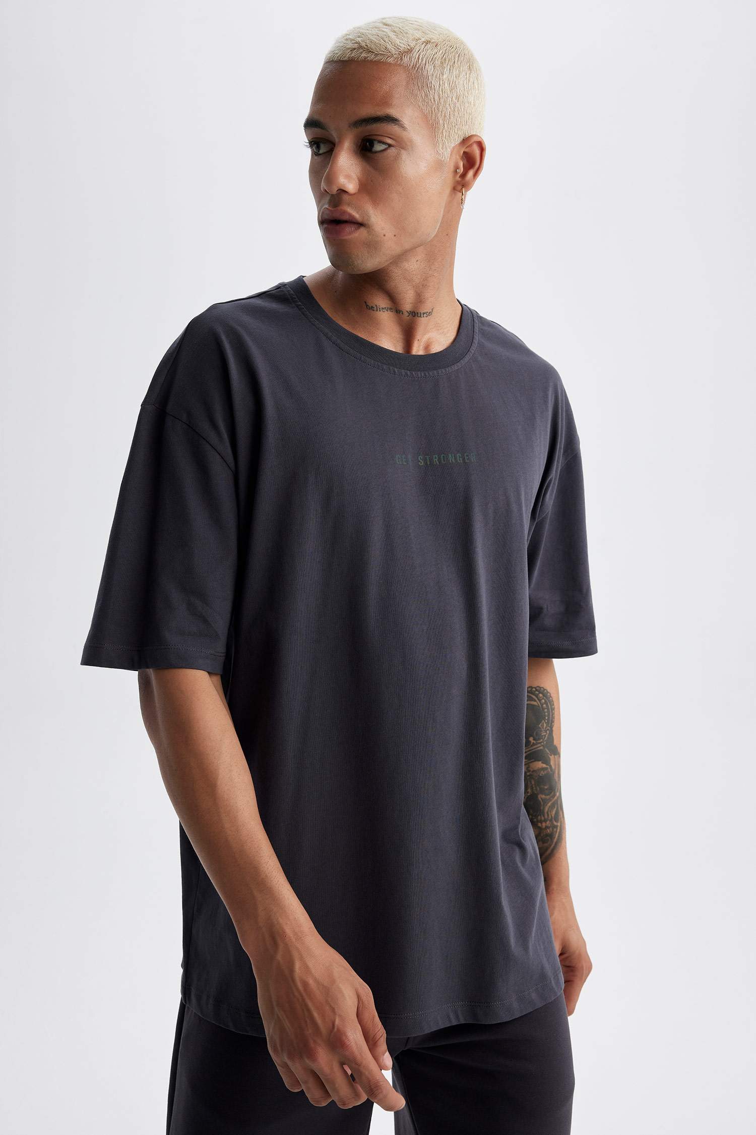 Oversized Fit T-shirt - Black/The Notorious B.I.G. - Men