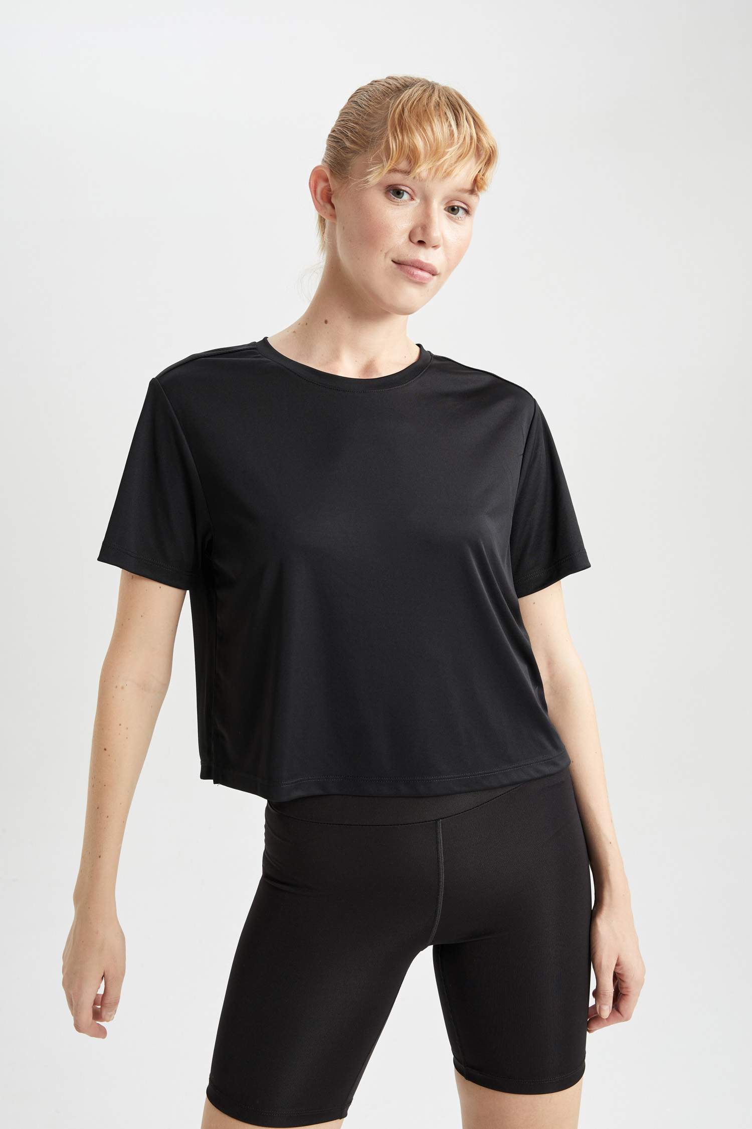 Loose Fit Crew Neck Sports T-Shirt