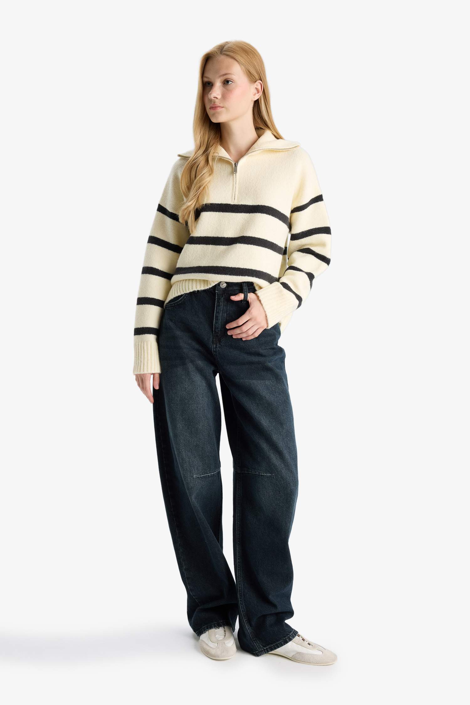 بلوز تريكو اوفر سايز بياخة بولو