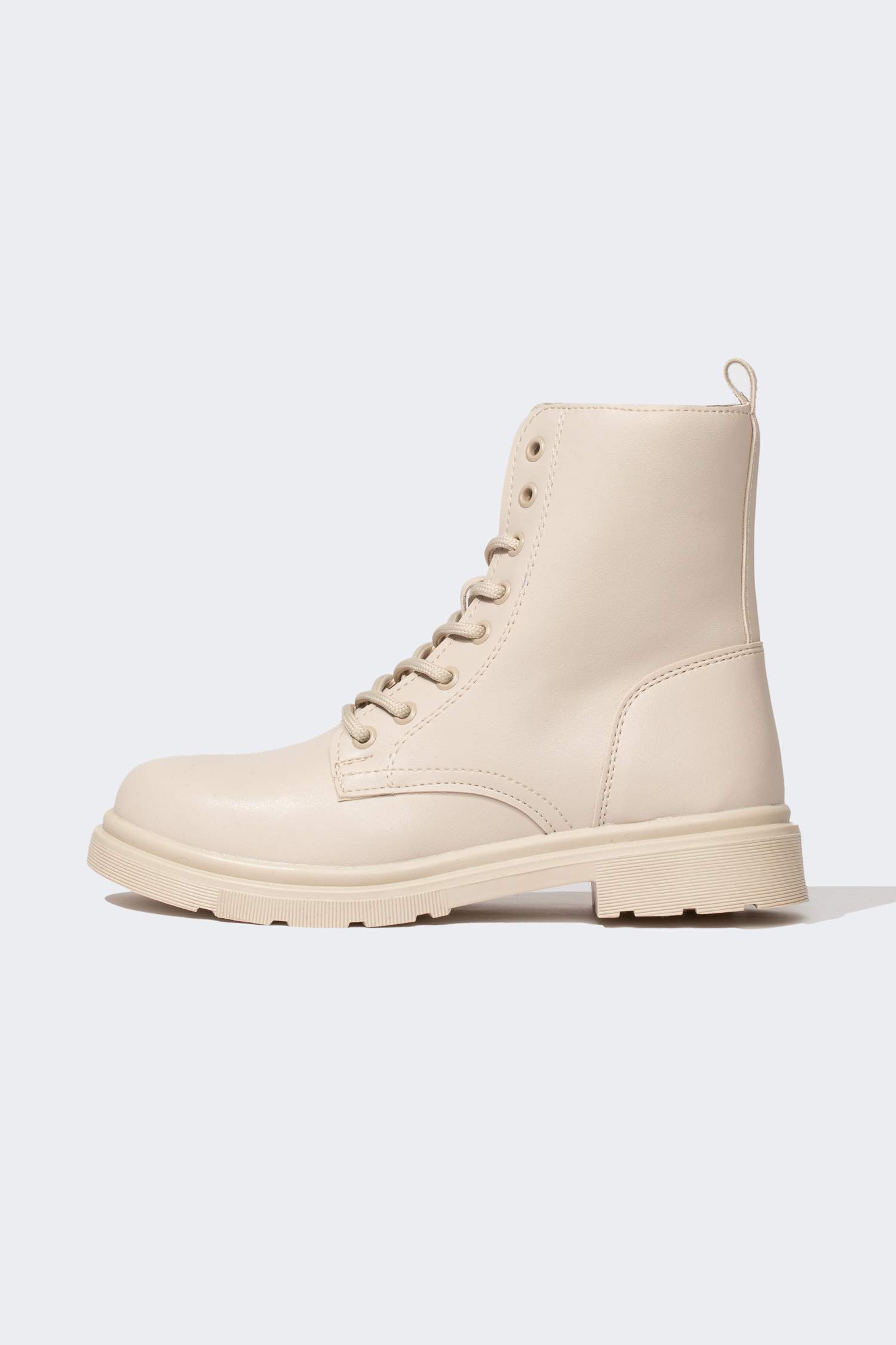 чоботи на високій підошві зі штучної шкіри для дівчаток