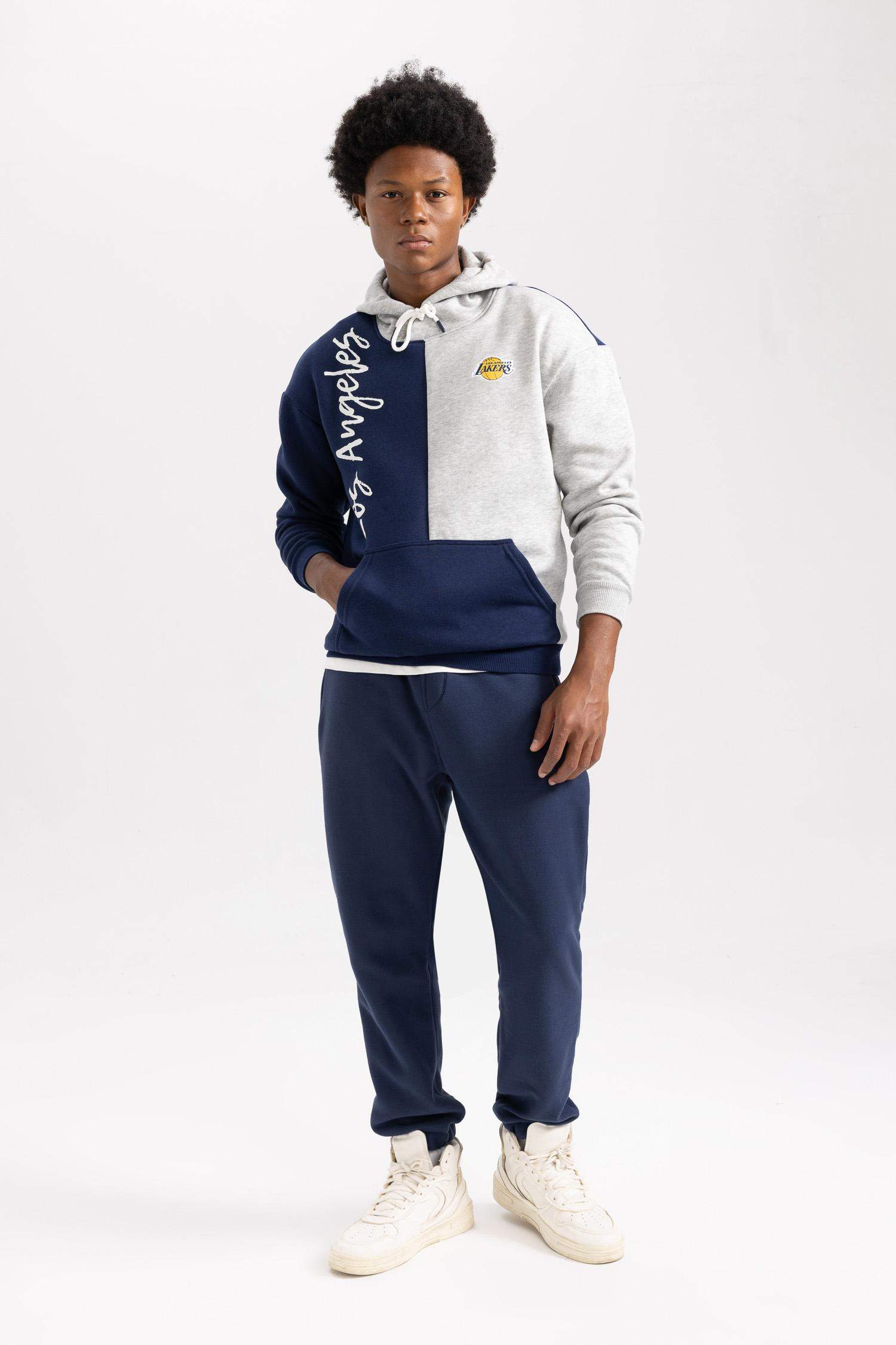 Sweat à capuche Coupe Confort Los Angeles Lakers De Defactofit NBA