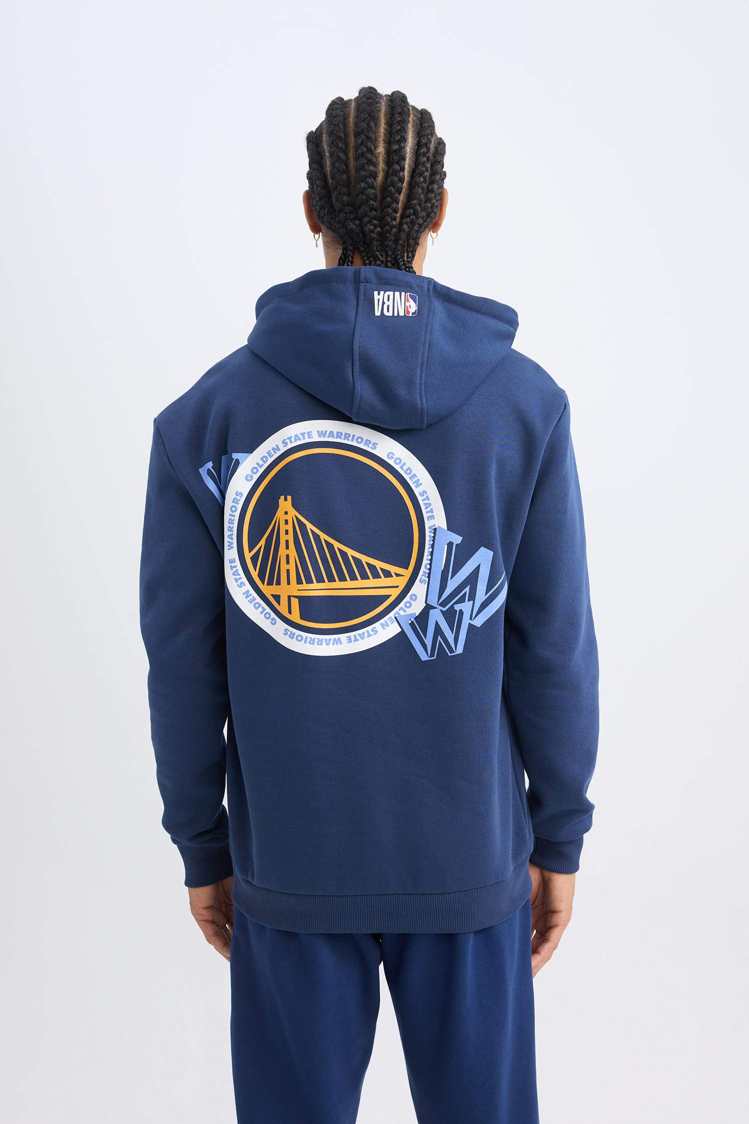 سويت شيرت قصة عادية قماش سميك من غولدن ستيت واريورز