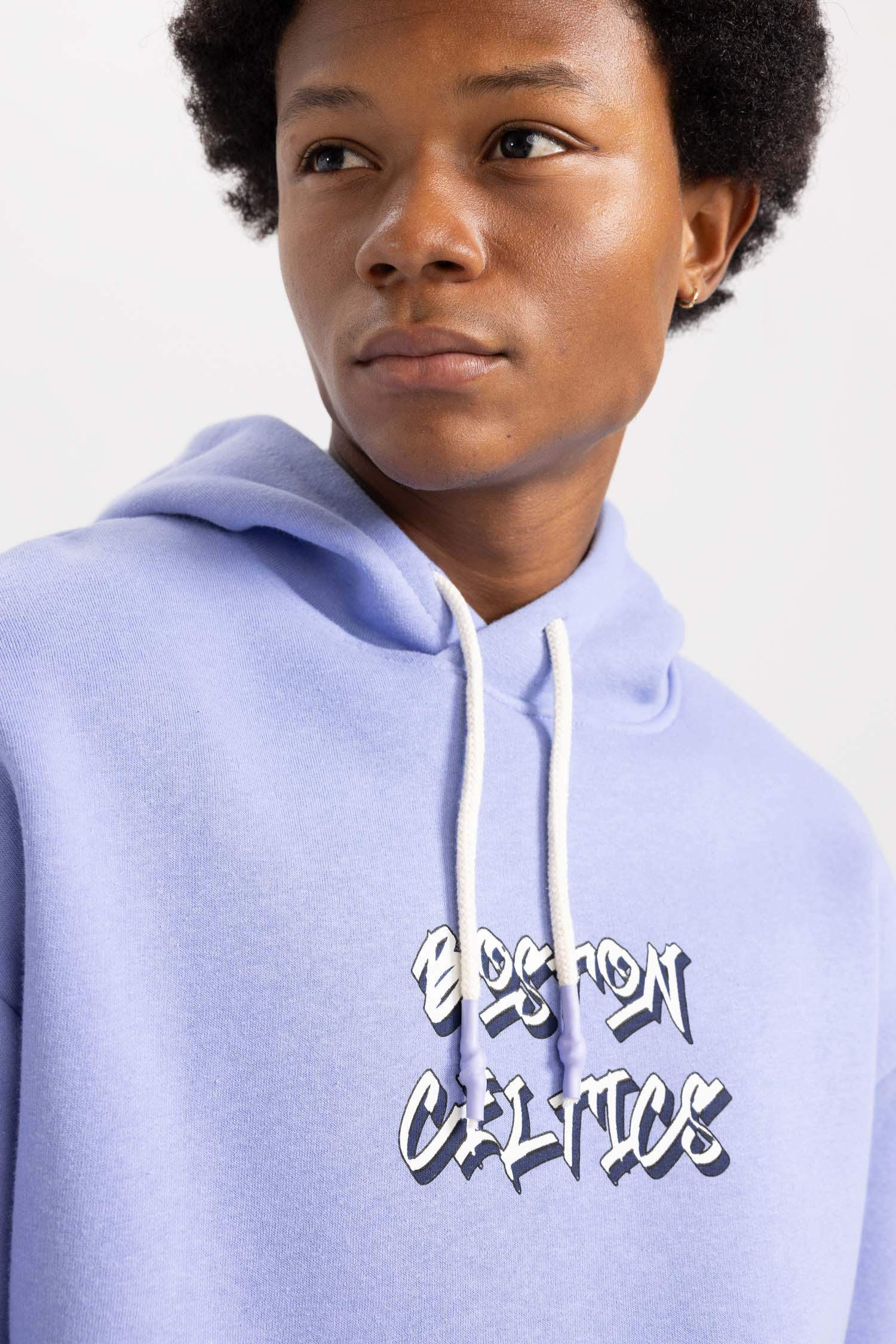 Свитшот оверсайз NBA Boston Celtics с капюшоном, DeFactoFit