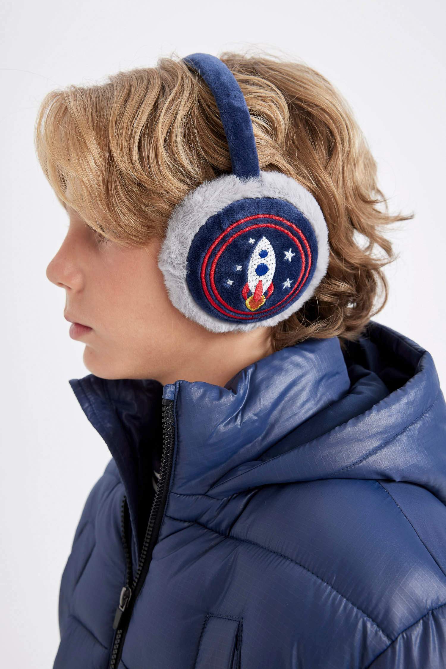 Cache-oreilles brodés pour Garçon