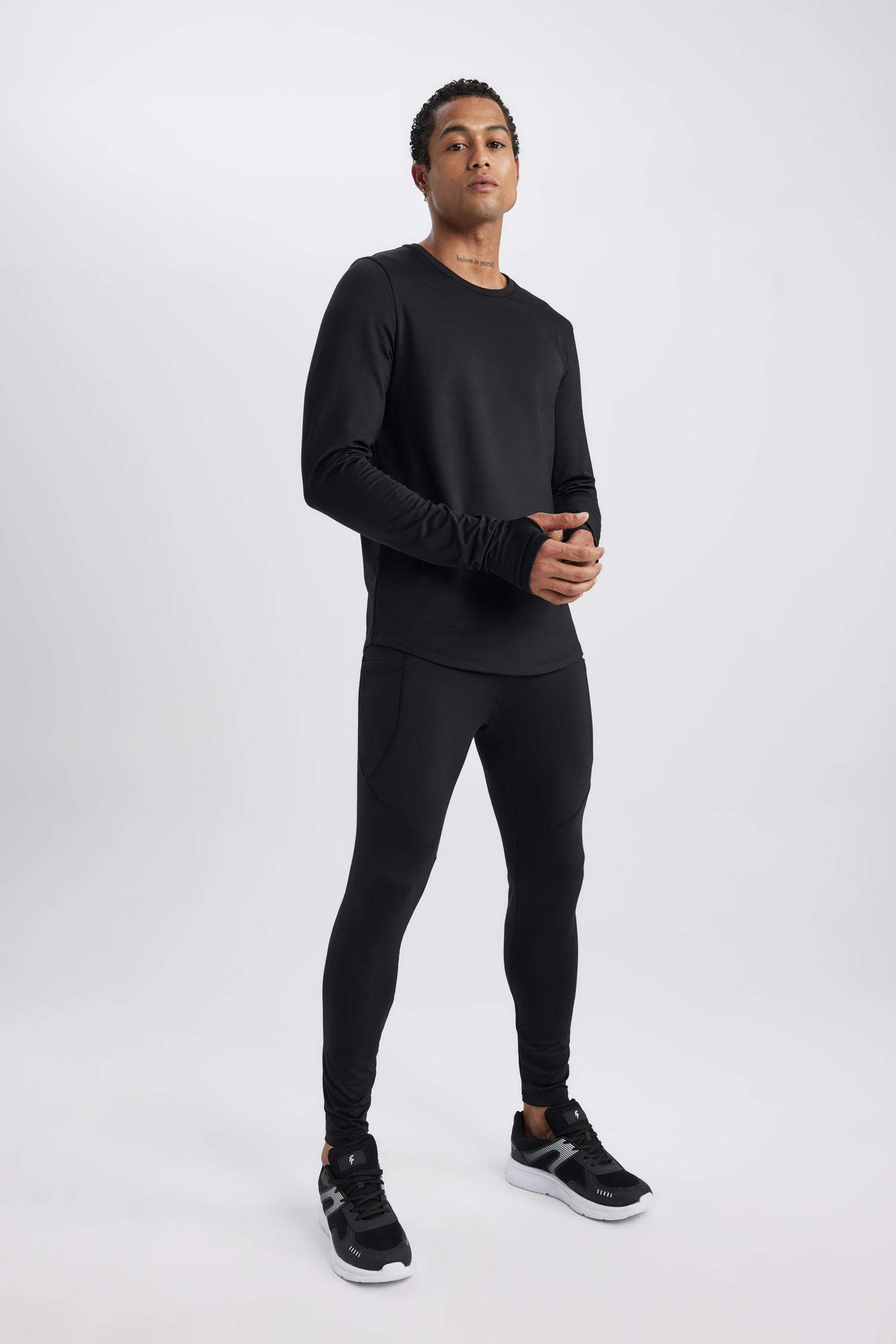 ليجن رياضي سليم فيت بخصر عادي من DeFactoFit