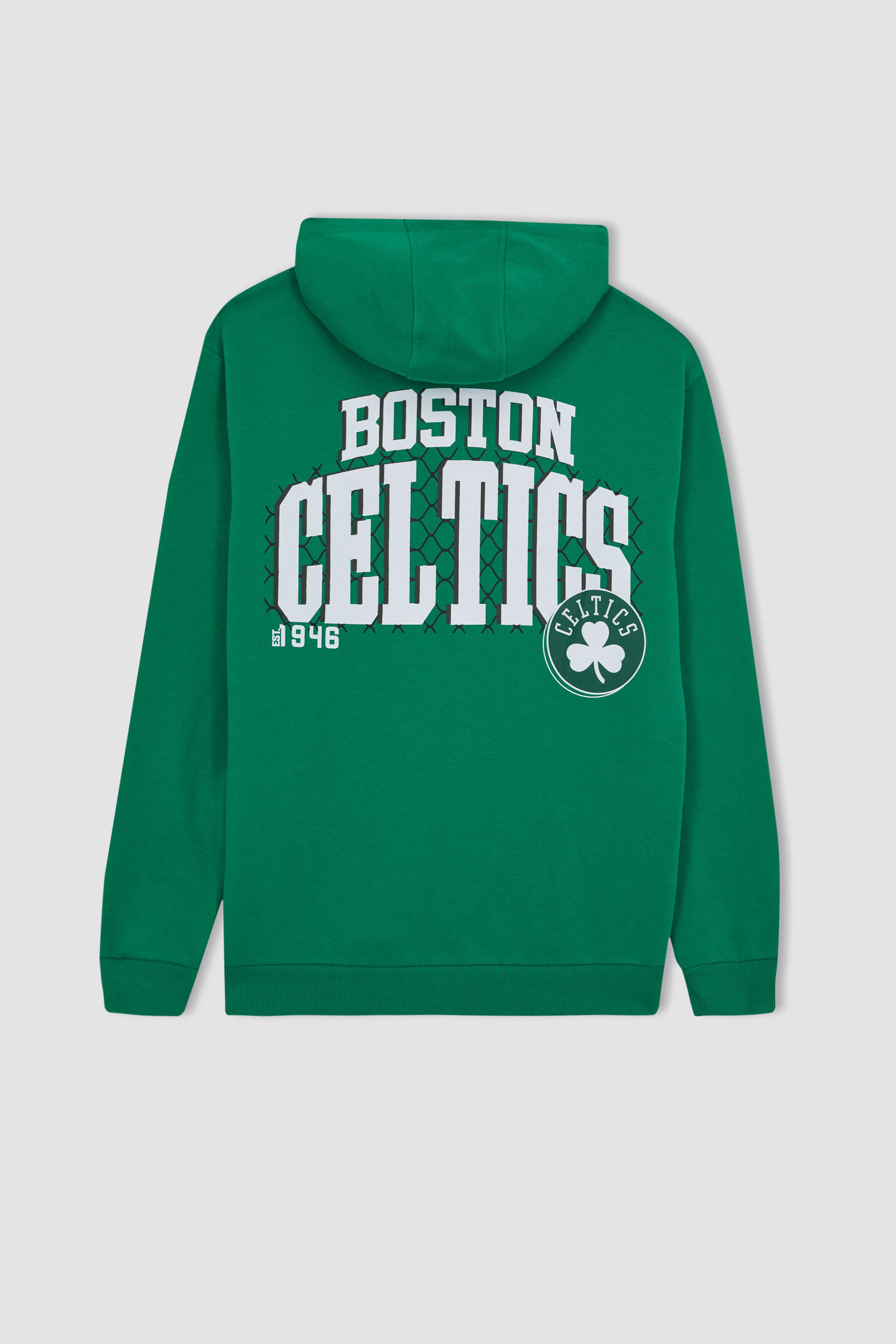 Standard Fit Boston Celtics Licensed Long Sleeve Sweatshirt