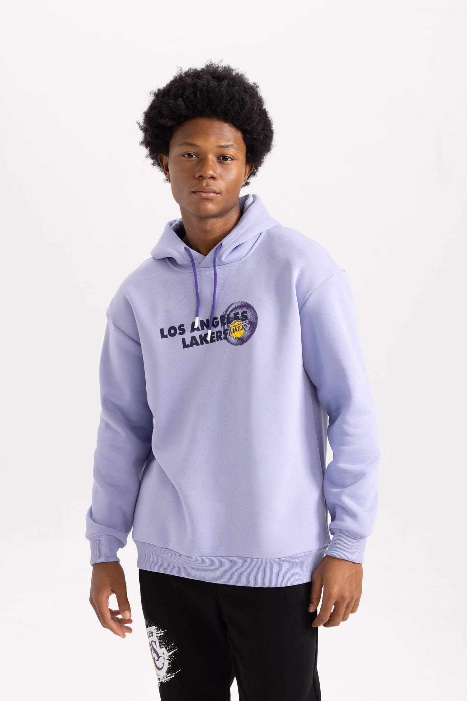 Sweat à Capuche Coupe Oversize De Defactofit NBA Los Angeles Lakers