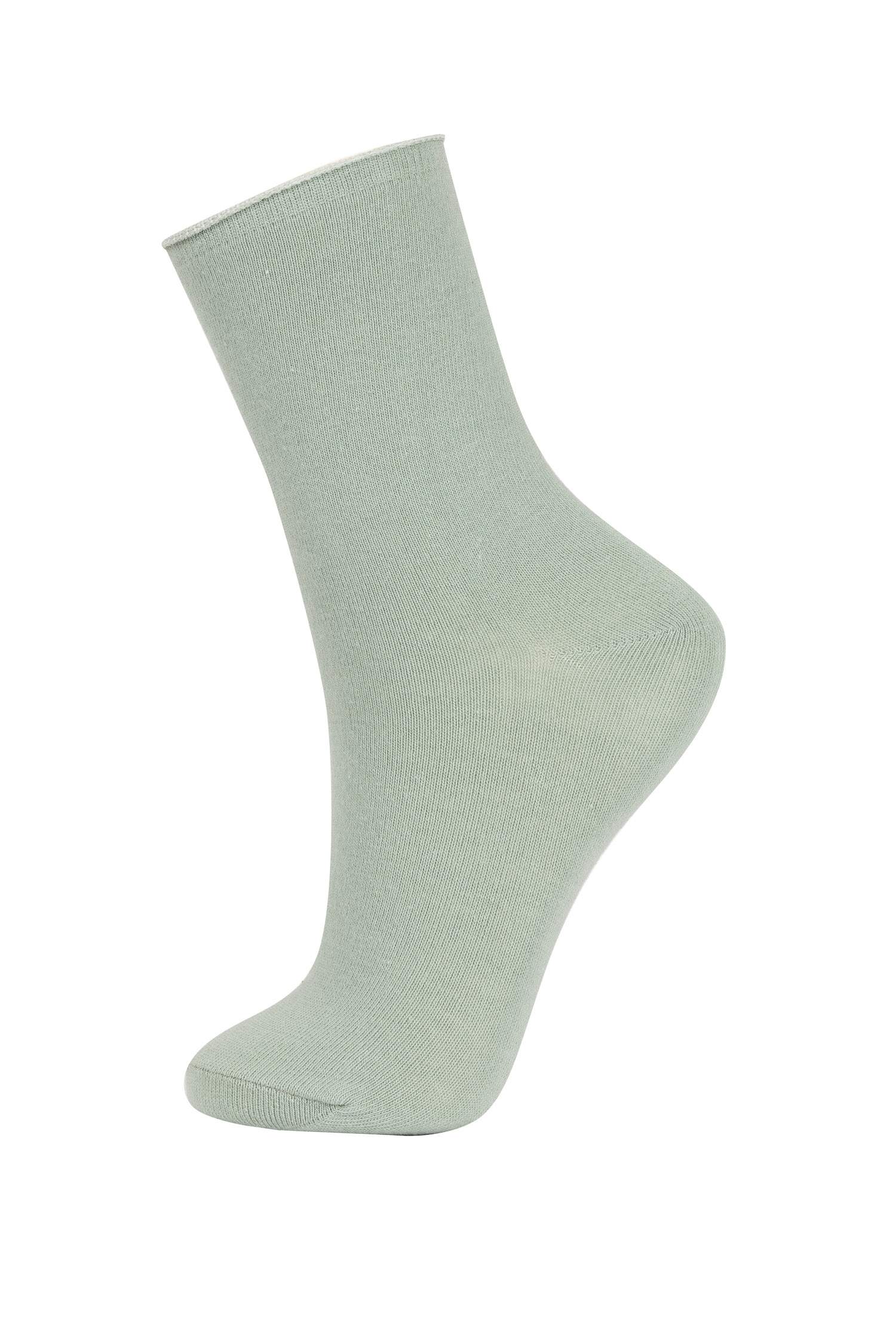 Kadın 3'lü Pamuklu Uzun Çorap