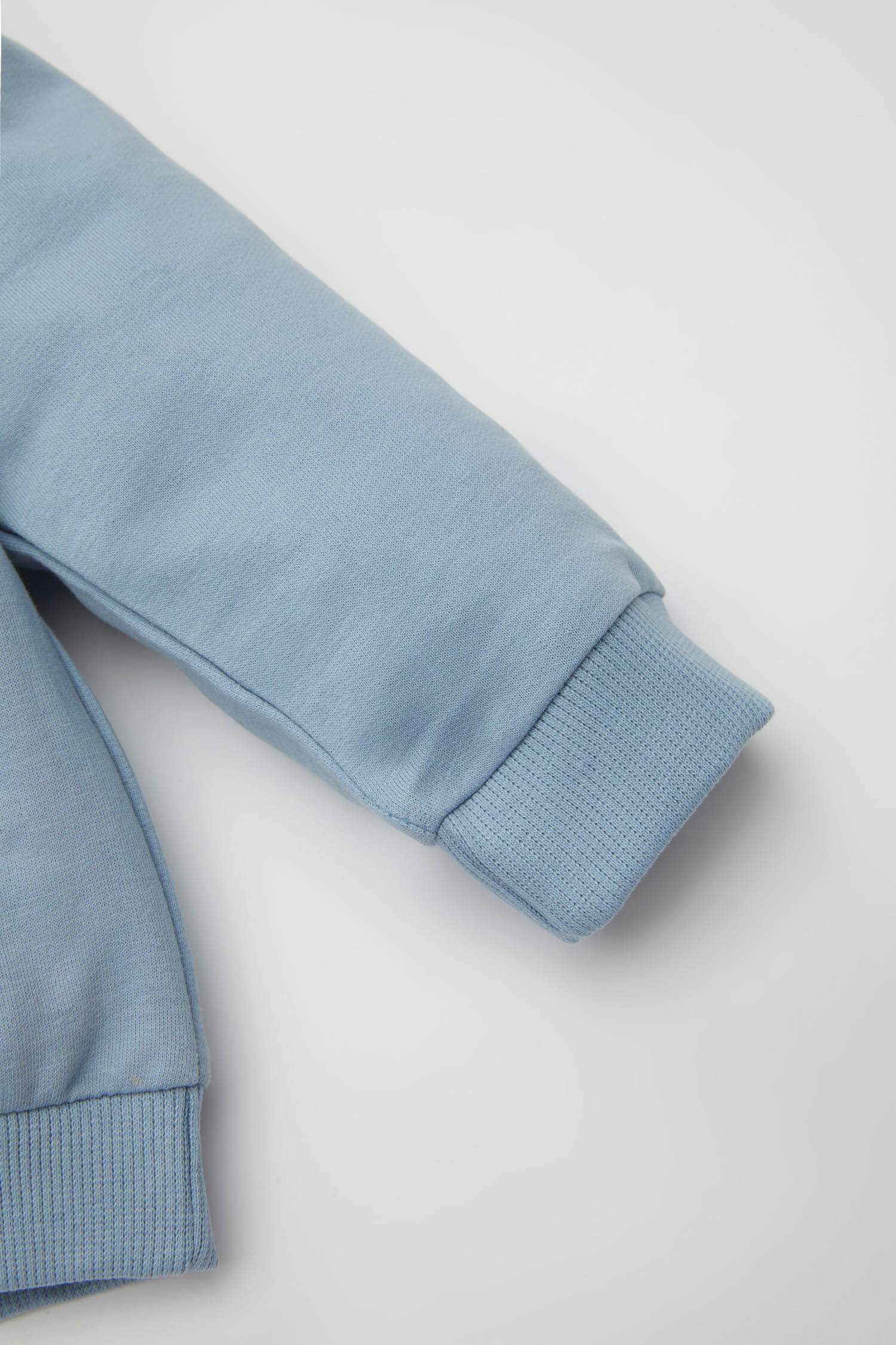 سويت شيرت قصة عادية برقبة مستديرة