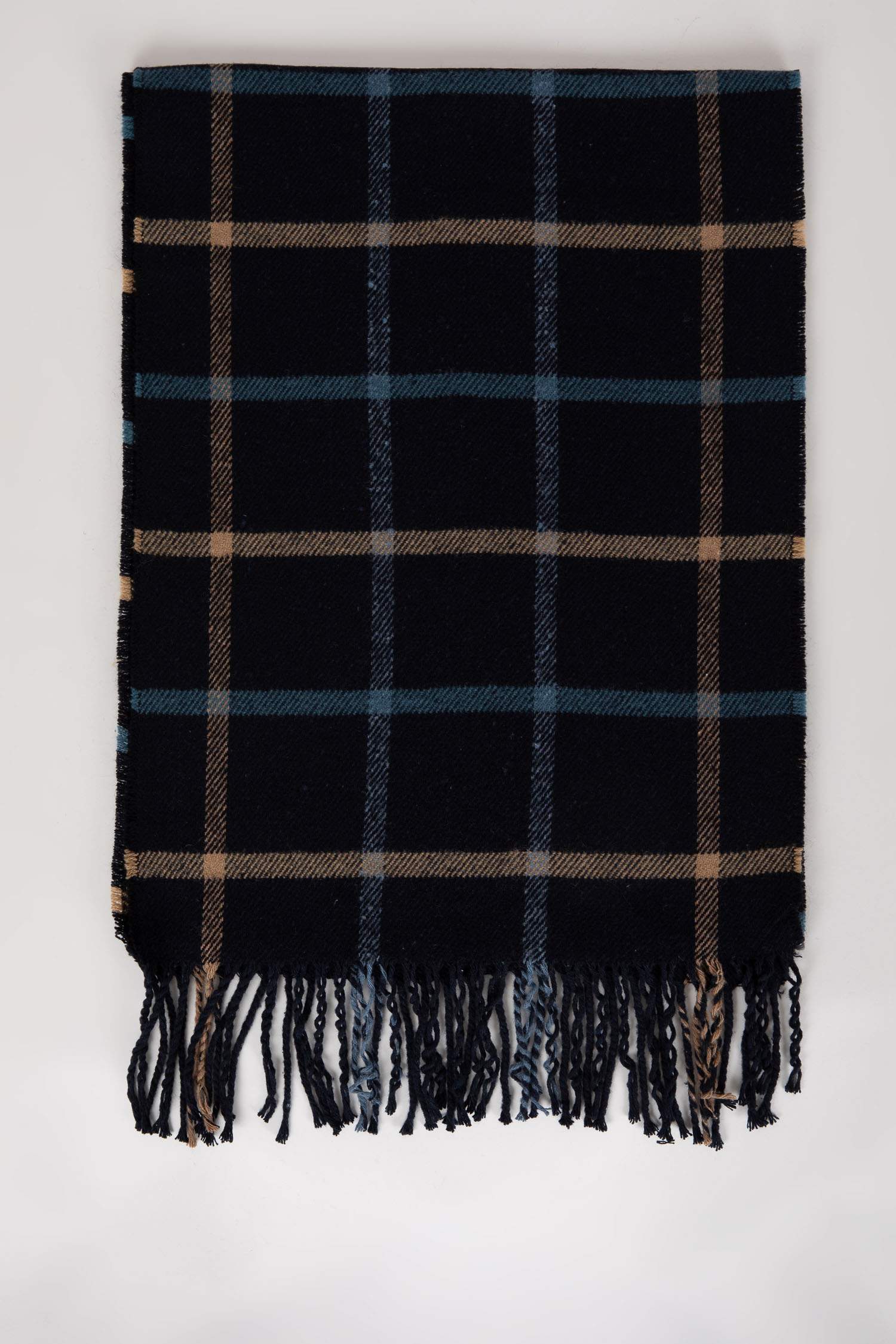 Ensemble d'écharpe Plaid Homme