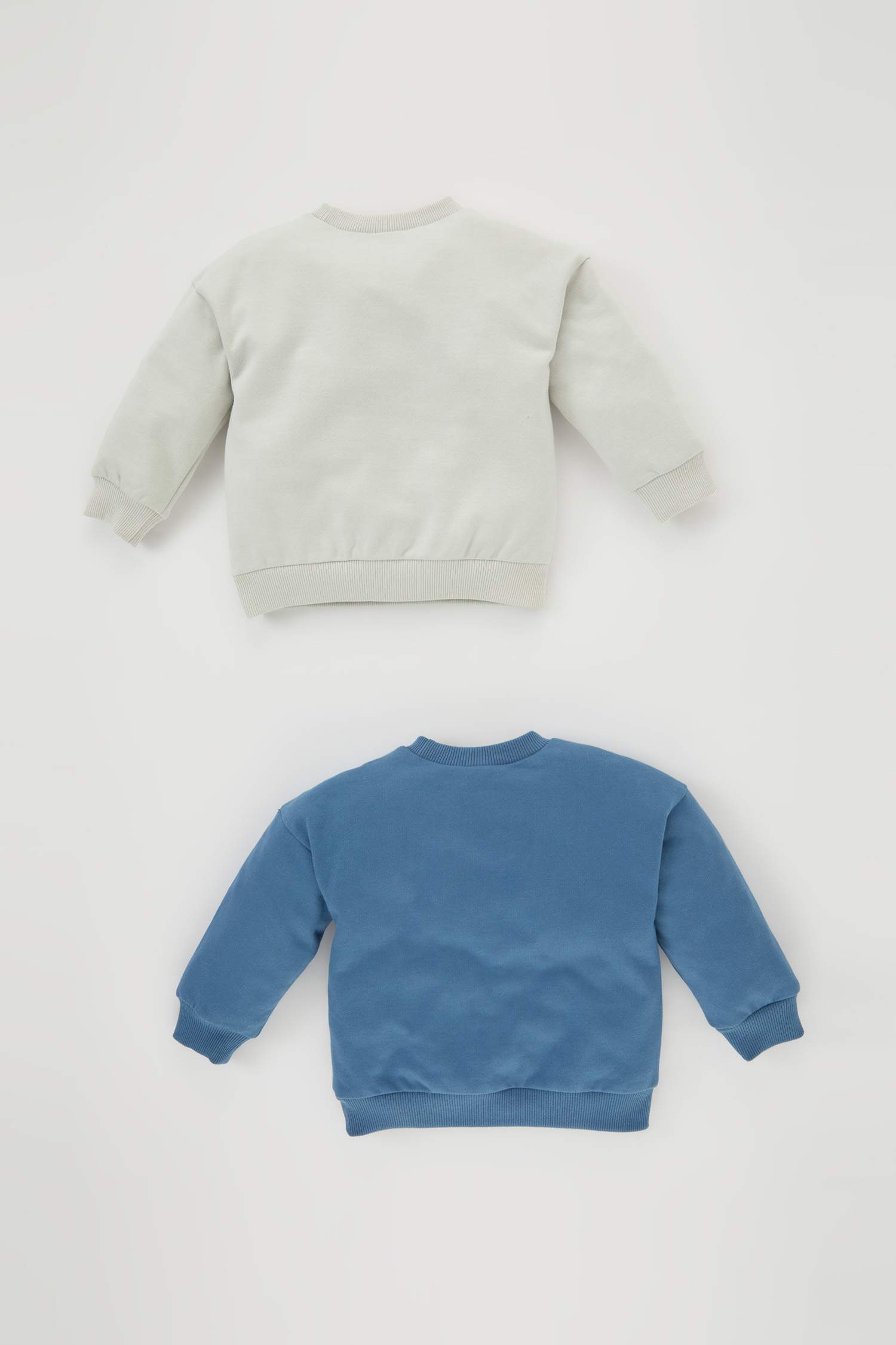 Свитшот с принтом из тонкой ткани для малышей мальчиков, 2 шт