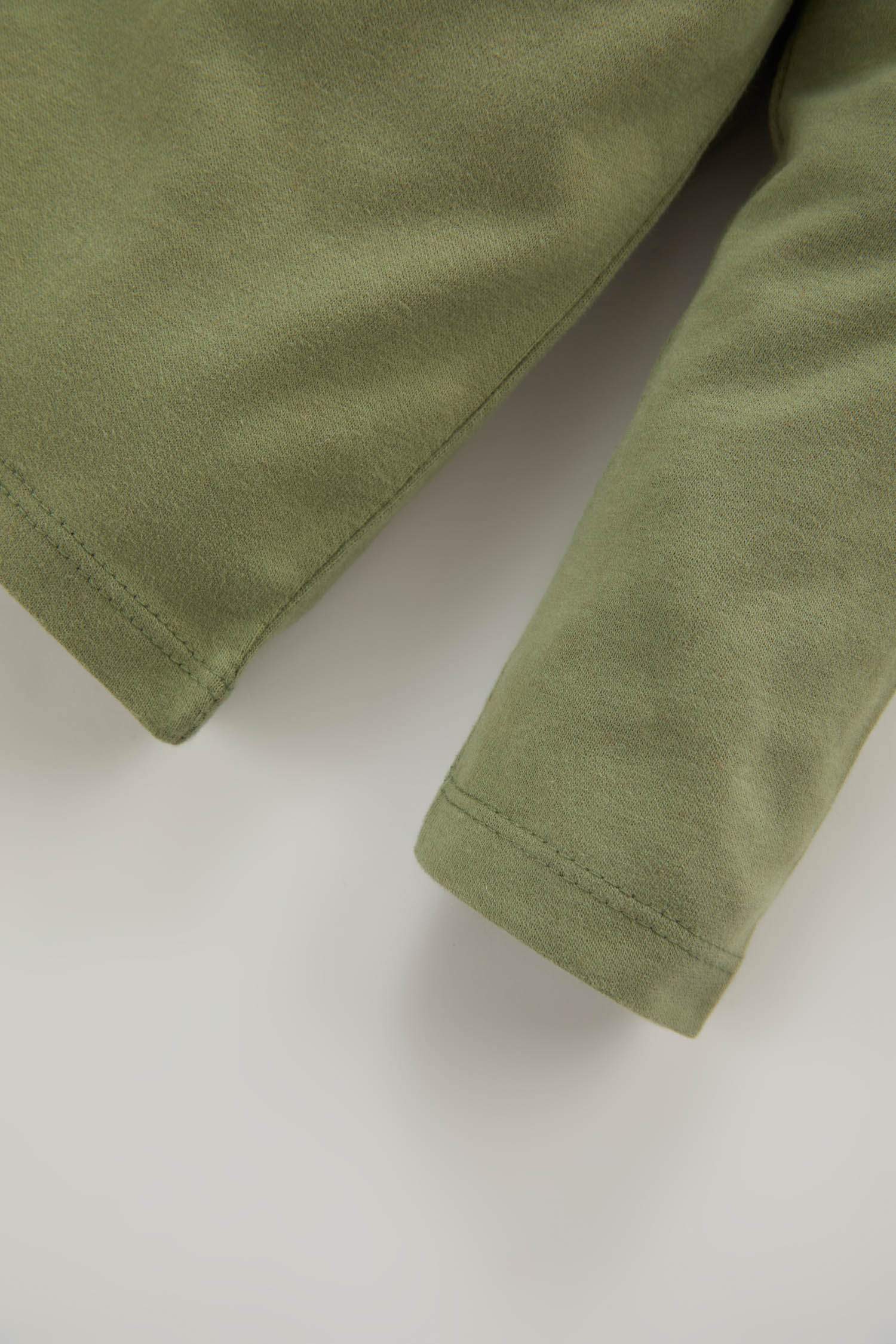 Erkek Bebe Bisiklet Yaka Penye Uzun Kollu Tişört