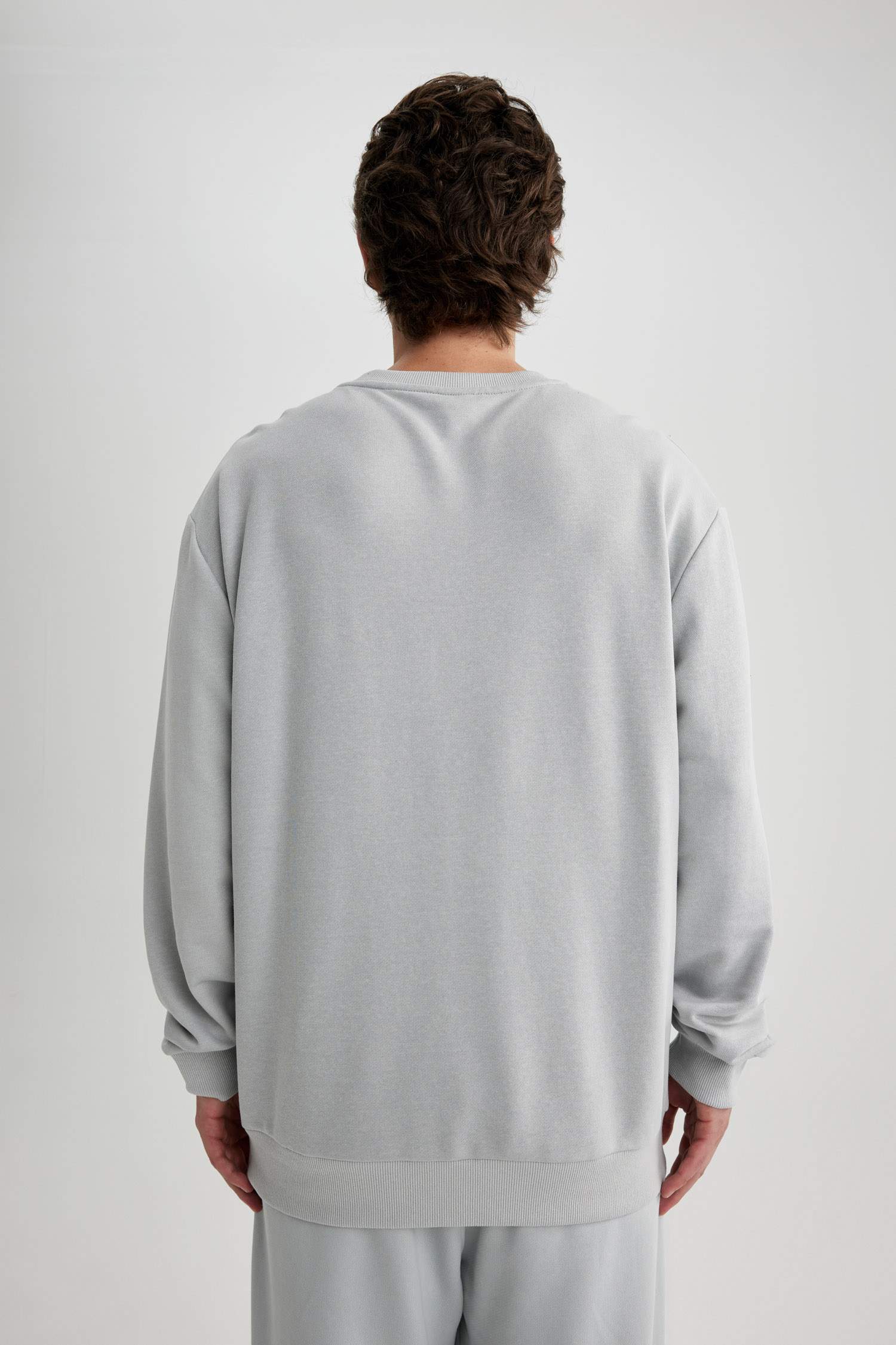Men's Casual Crew Neck Regular Fit Printed Sweatshirt main image 1