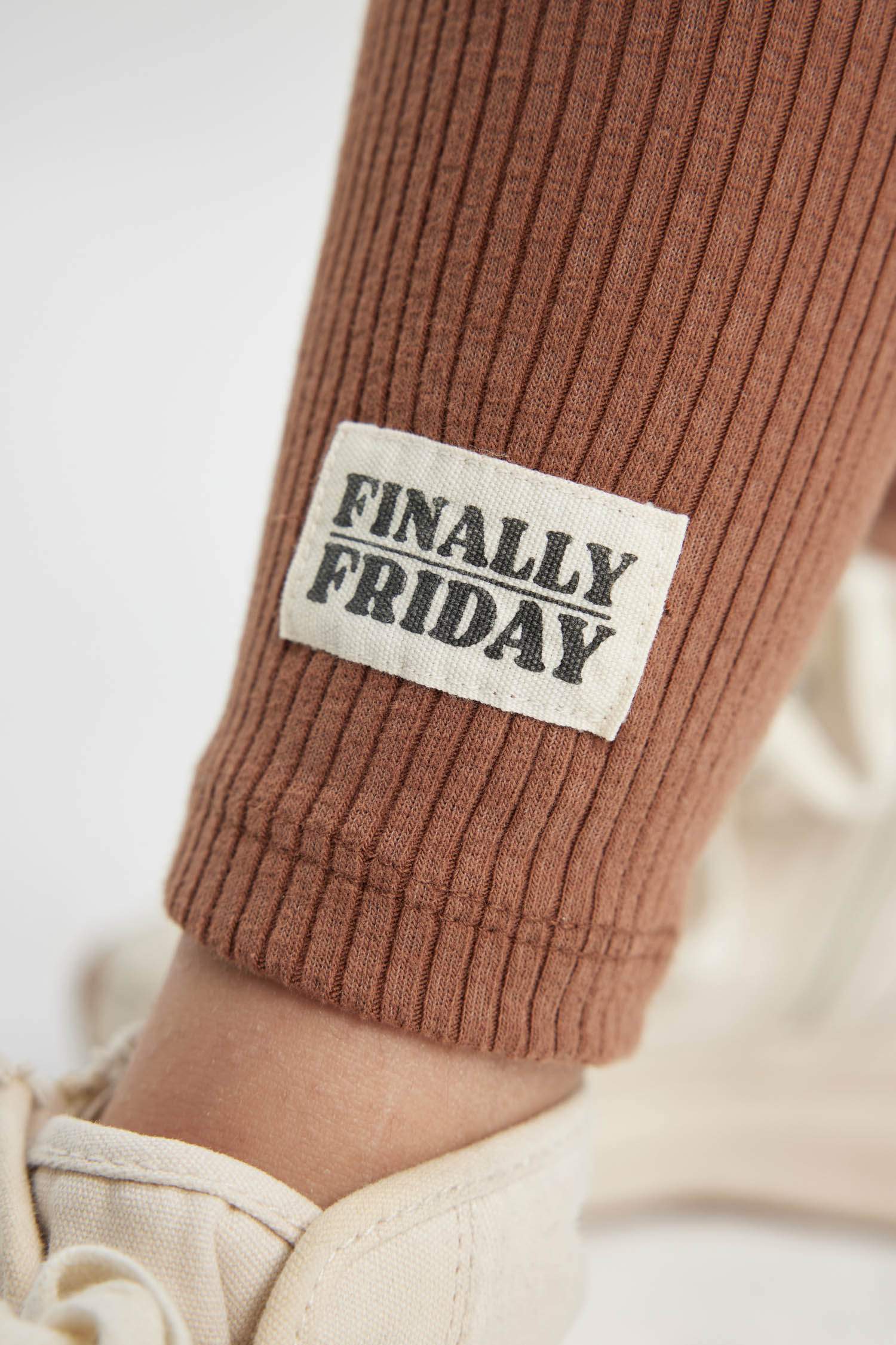 Girl Long Ribbed Camisole Leggings