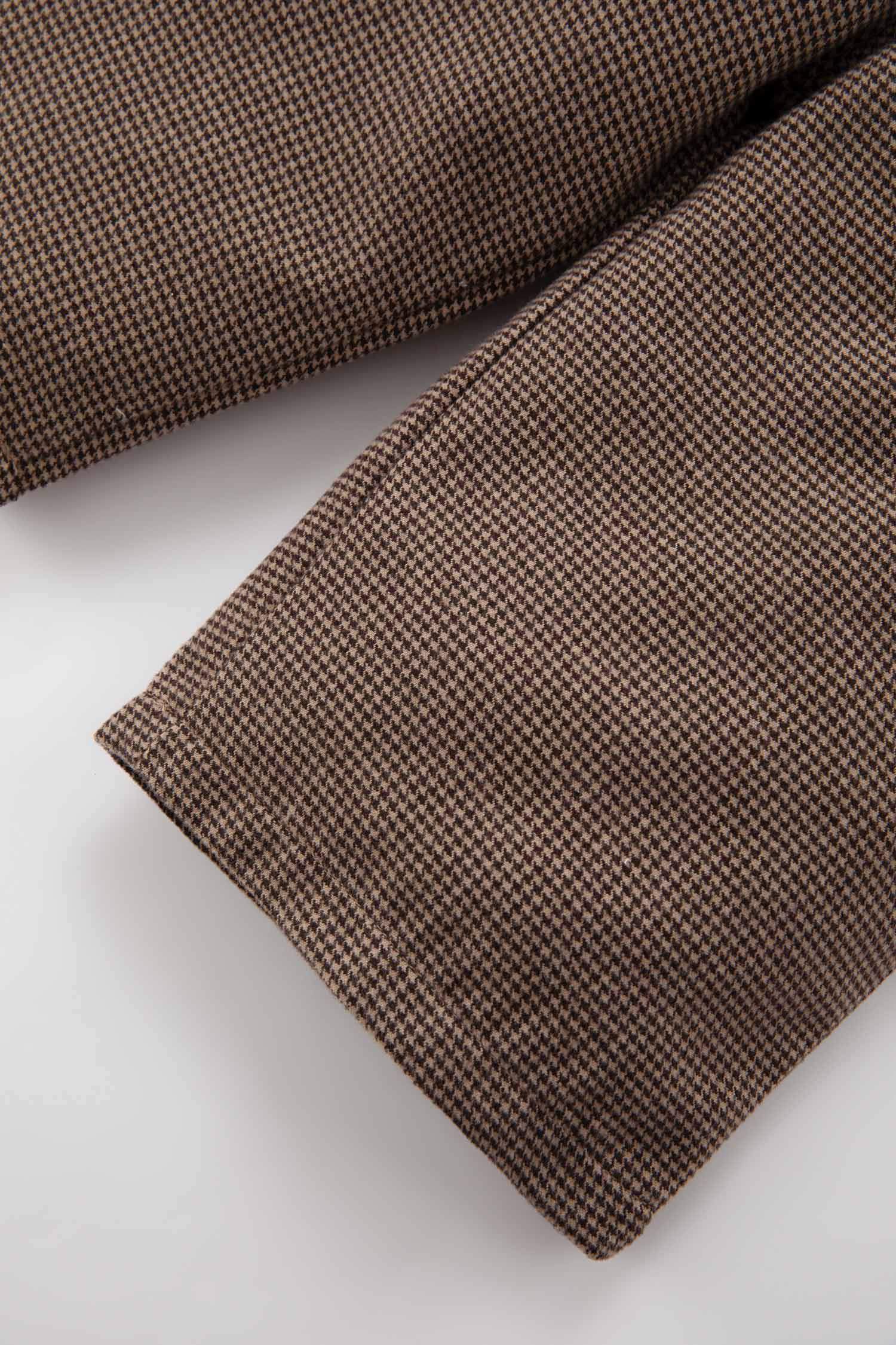 Baby Girl Regular Fit Houndstooth Wide Leg Trousers