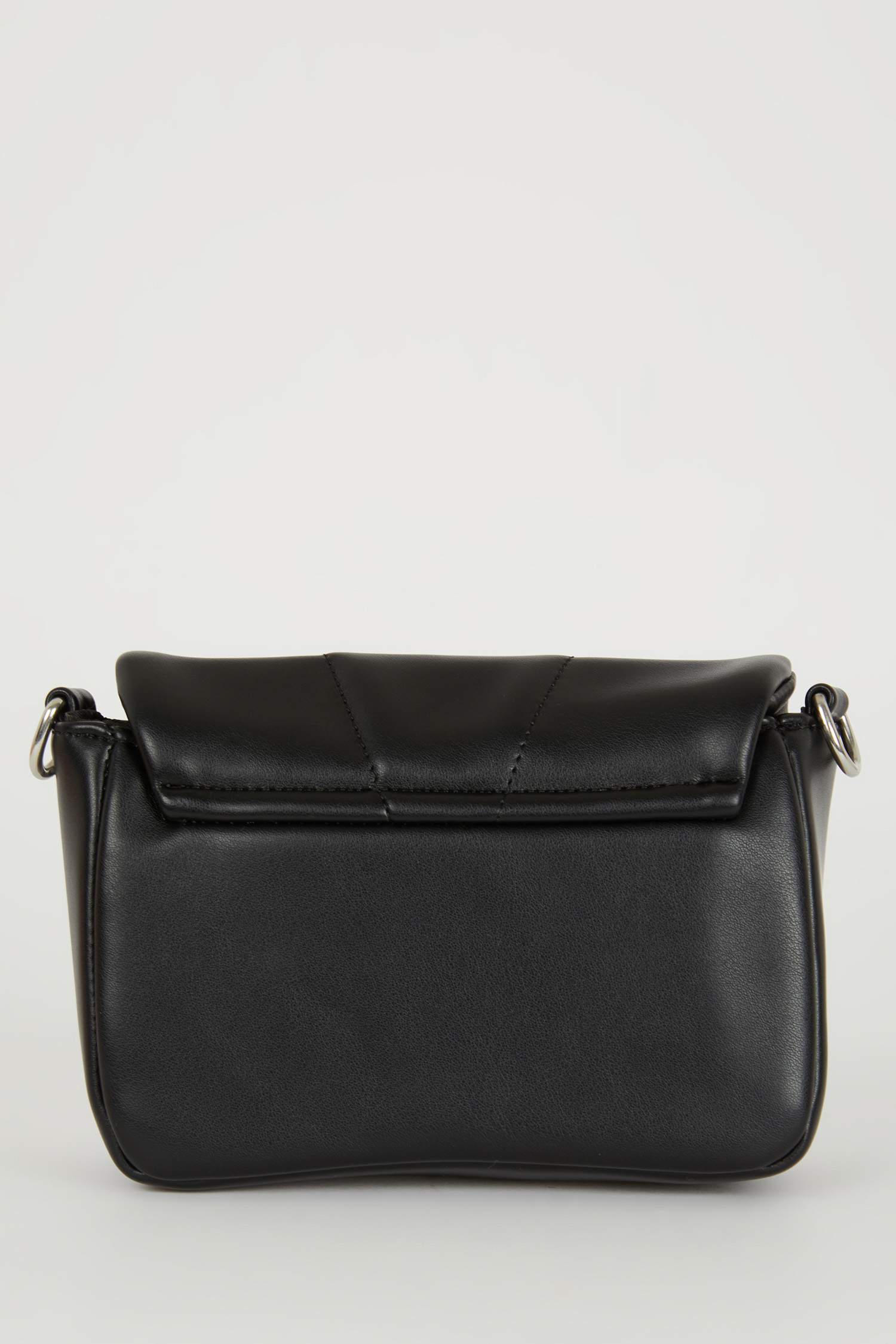 Black WOMEN Faux Leather Crossbody Bag 2926892 DeFacto