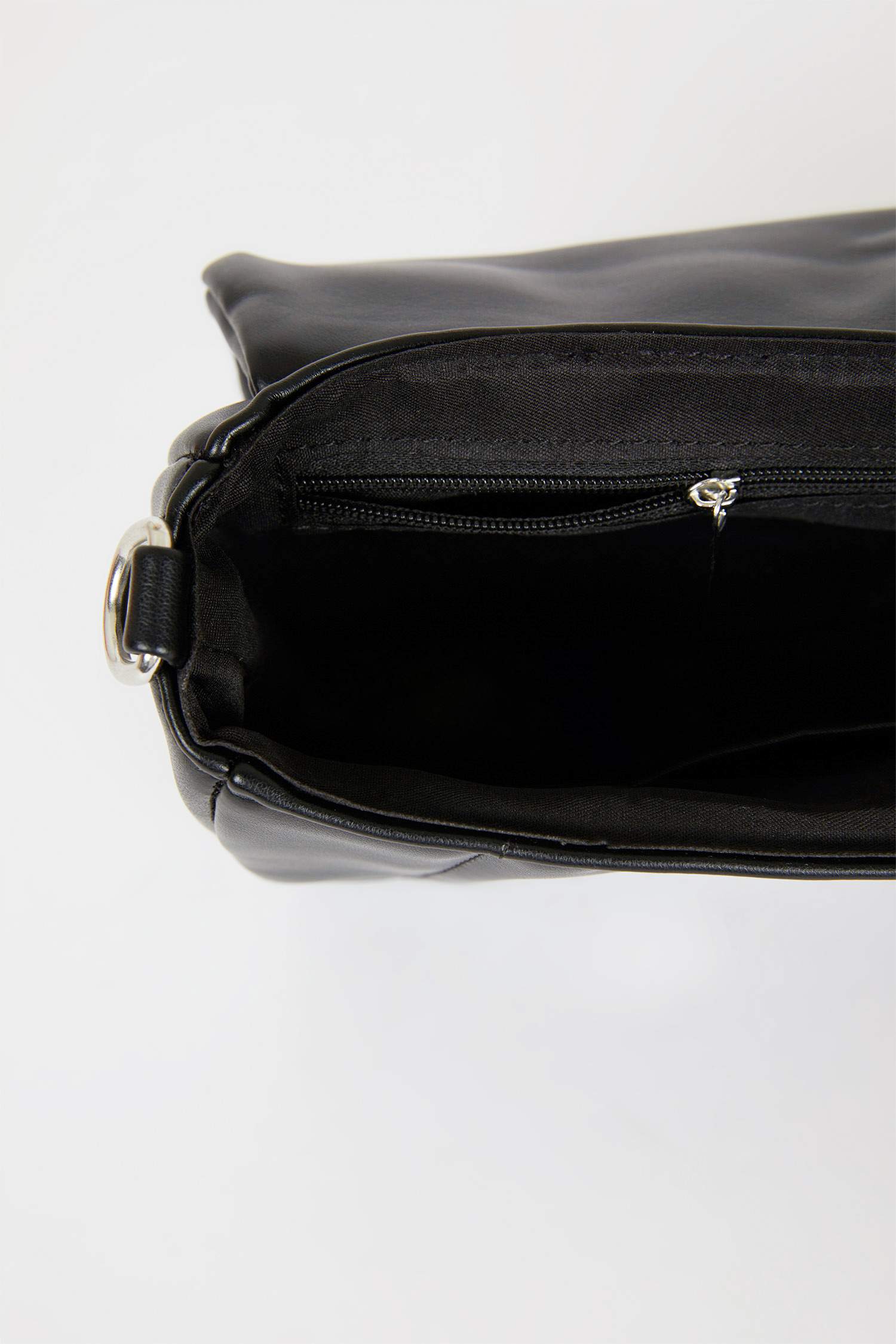 Black WOMEN Faux Leather Crossbody Bag 2926892 DeFacto